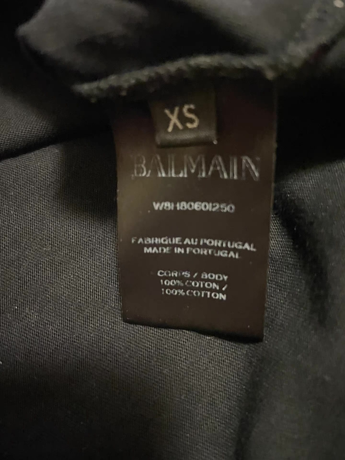 Balmain Balmain short-sleeved T-shirt Size US XS / EU 42 / 0 - 5 Thumbnail