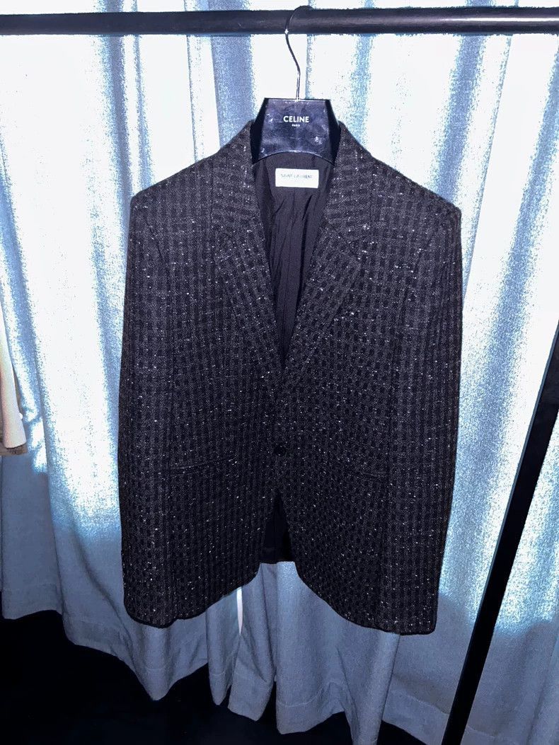 Saint Laurent Paris Saint Laurent Paris 21FW Snowflake Splash Ink Jacket-2506 Size US S / EU 44-46 / 1 - 1 Thumbnail