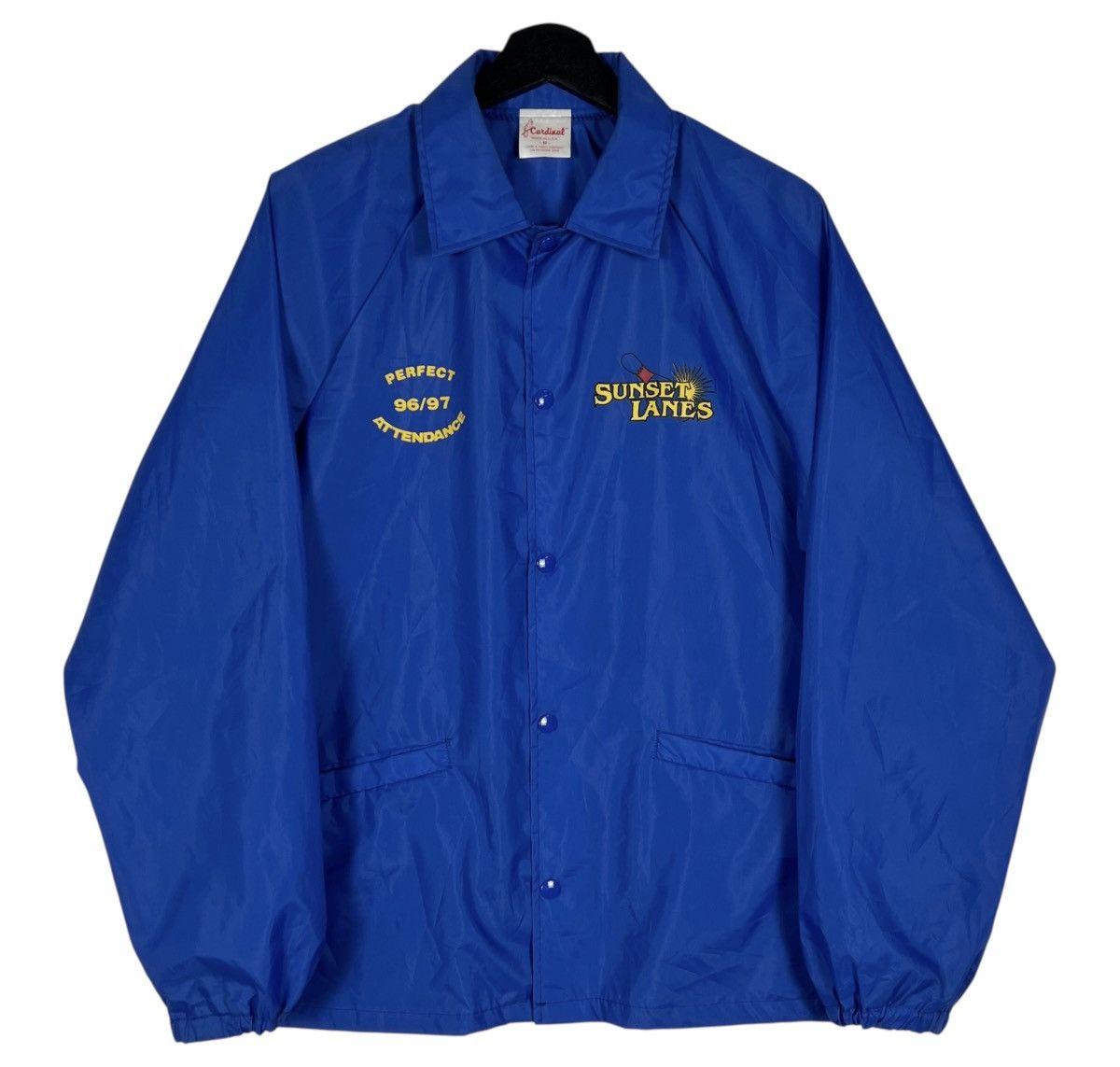 Vintage 90s Vintage Sunset Lanes Bowling Coach Jacket Size US M / EU 48-50 / 2 - 1 Thumbnail