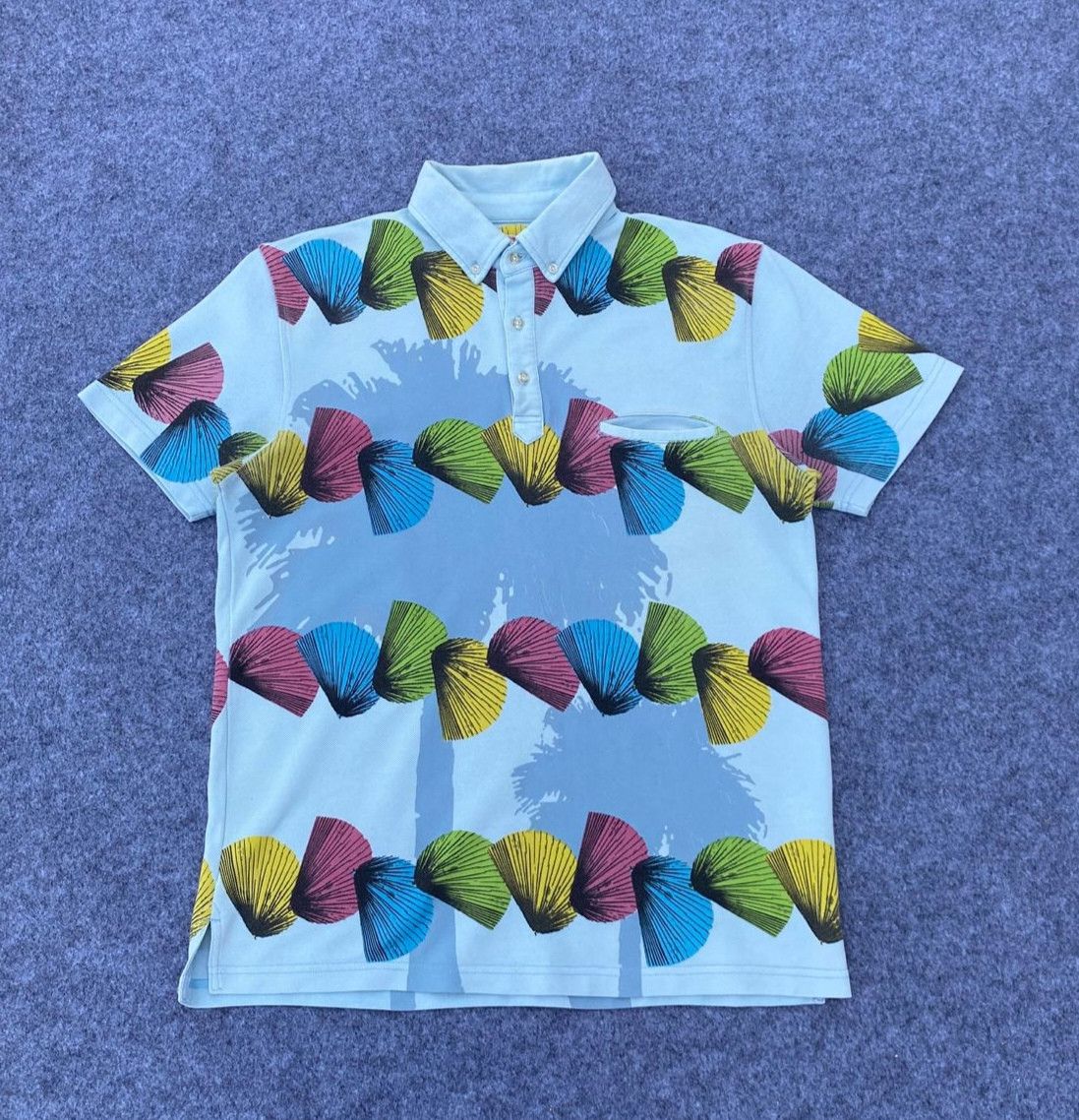 Japanese Brand Vintage Poloyushi Habubox Original Single Pocket Polo Shirt Size US L / EU 52-54 / 3 - 1 Thumbnail