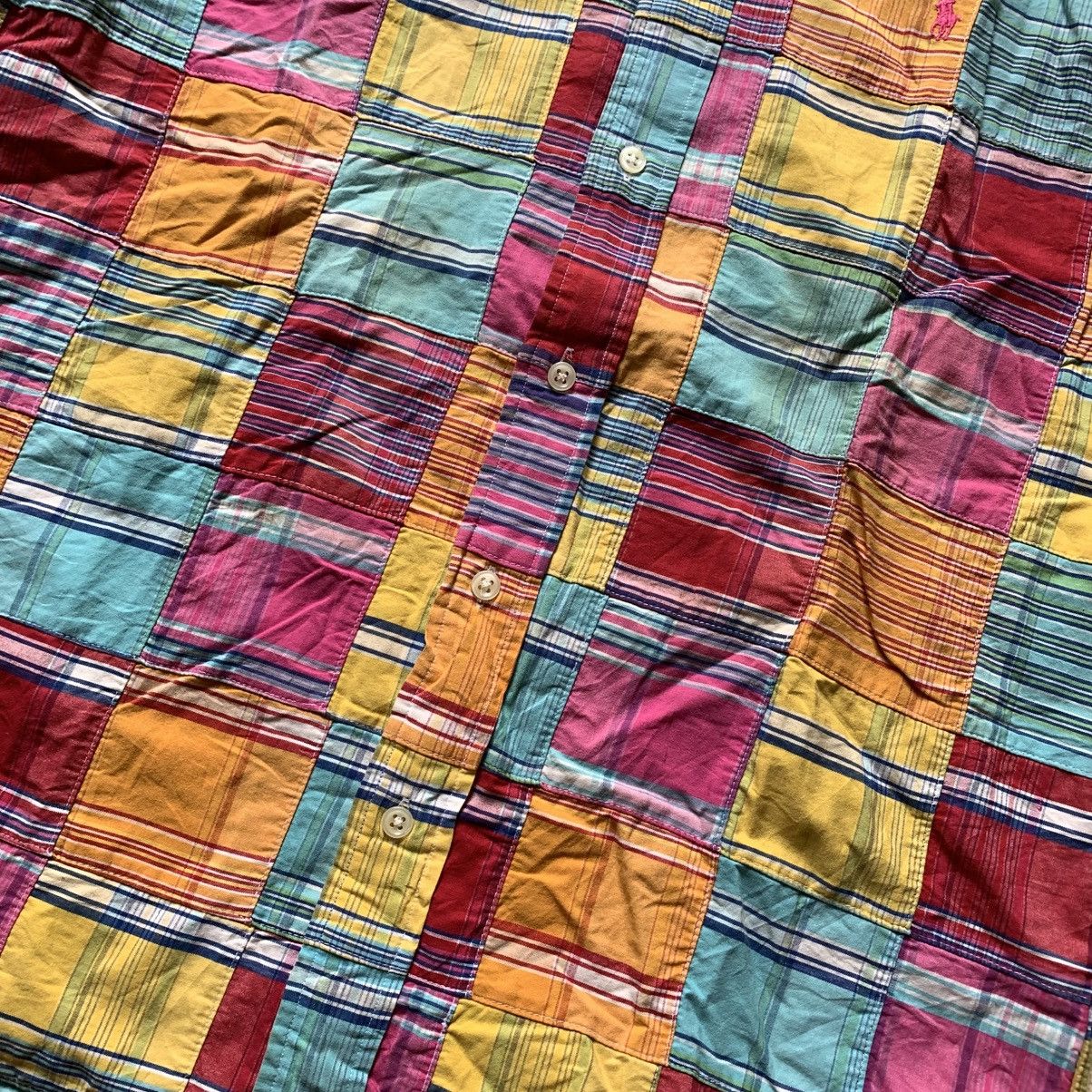 Vintage 2000s Polo Ralph Lauren Multiplaid Patchwork Madras Size US L / EU 52-54 / 3 - 11 Thumbnail