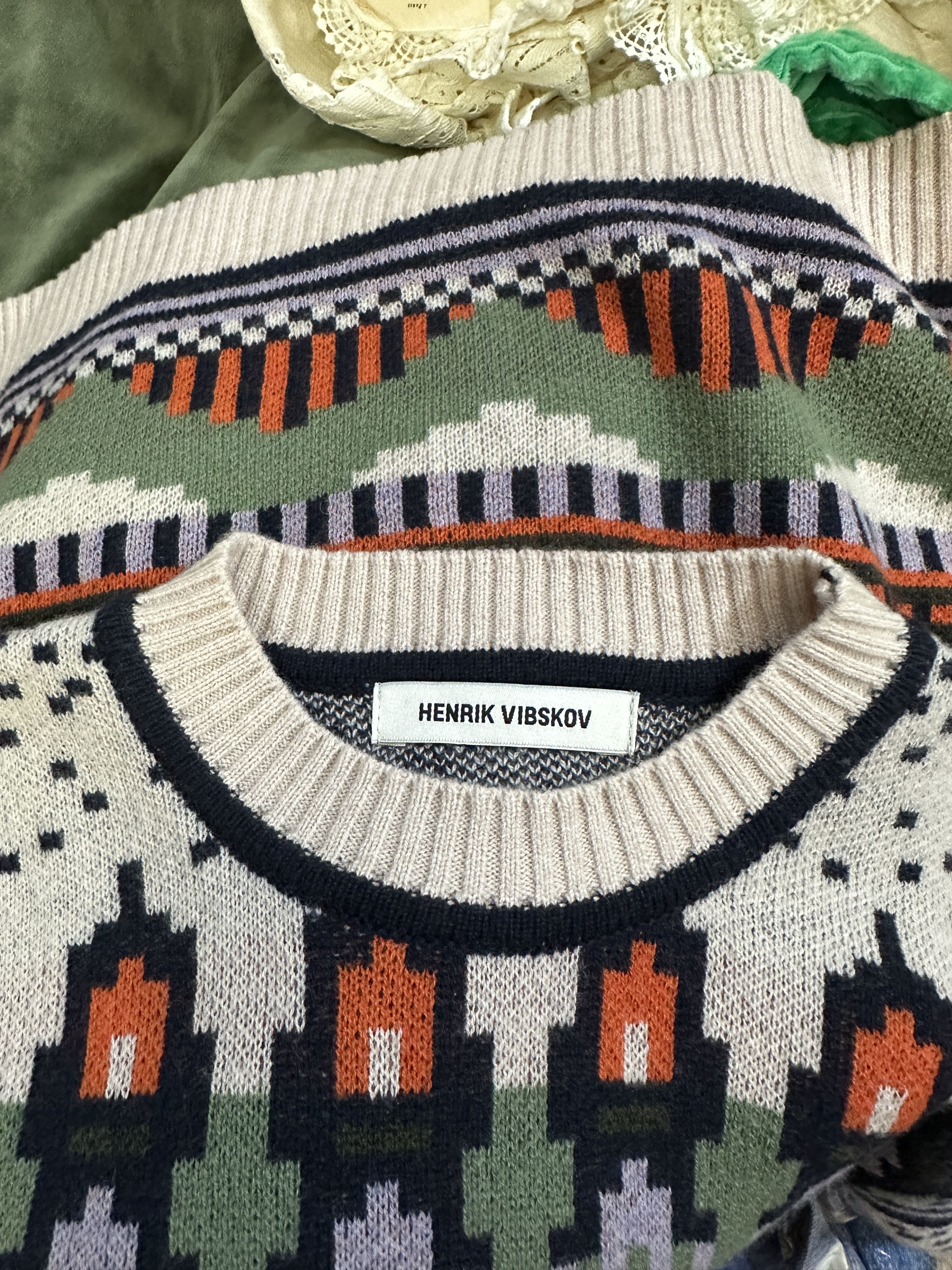 Henrik Vibskov intarsia-knit long-sleeved jumper Size M / US 6-8 / IT 42-44 - 4 Thumbnail