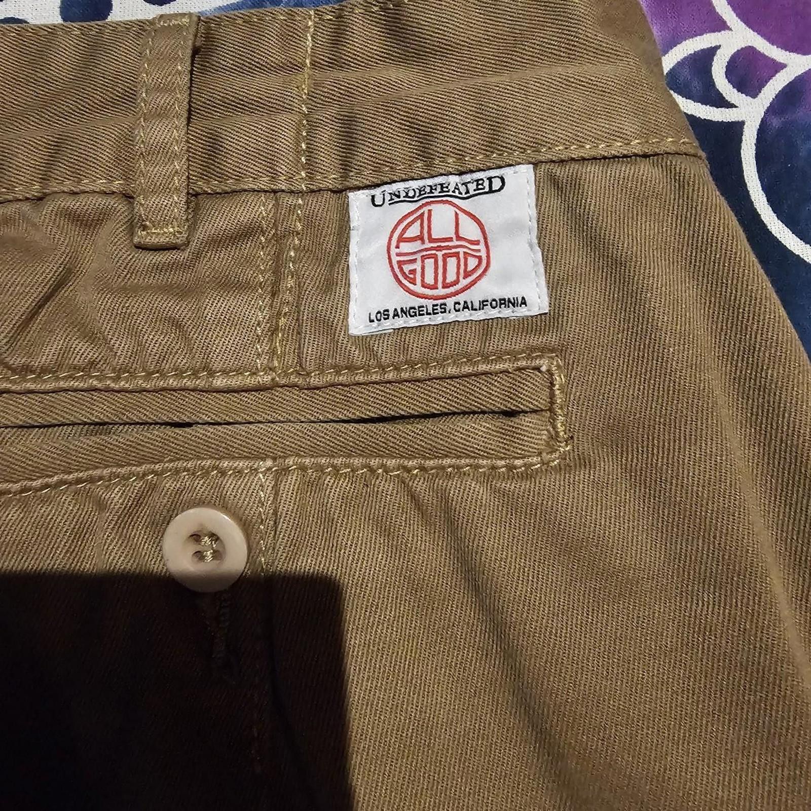 Undefeated Undefeated Men's Khaki Trousers Size US 34 / EU 50 - 8 Thumbnail