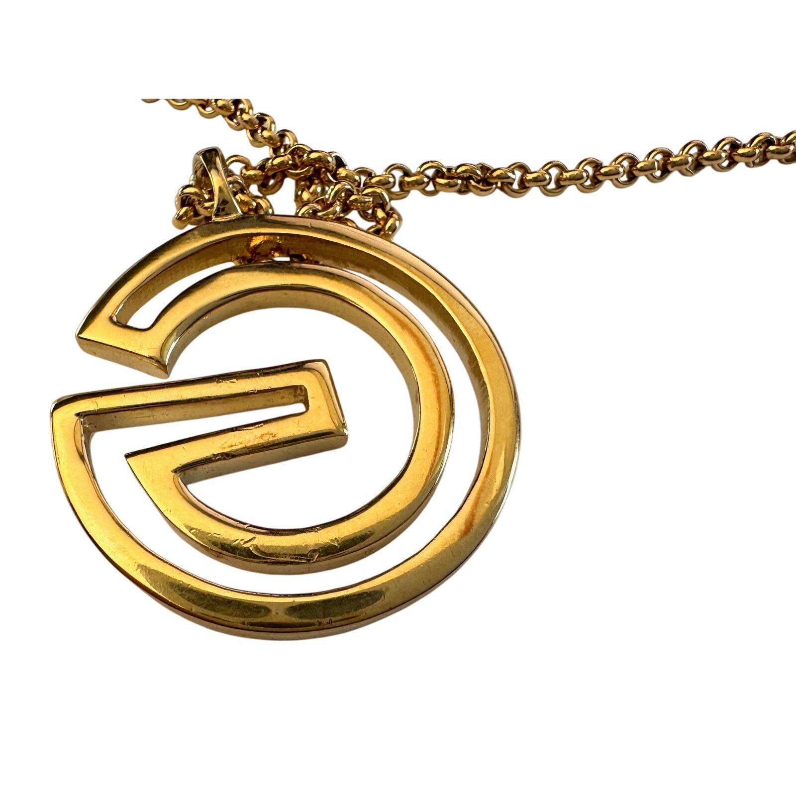 Givenchy Givenchy Vintage G Outline Necklace - 29" Chain Size ONE SIZE - 7 Thumbnail