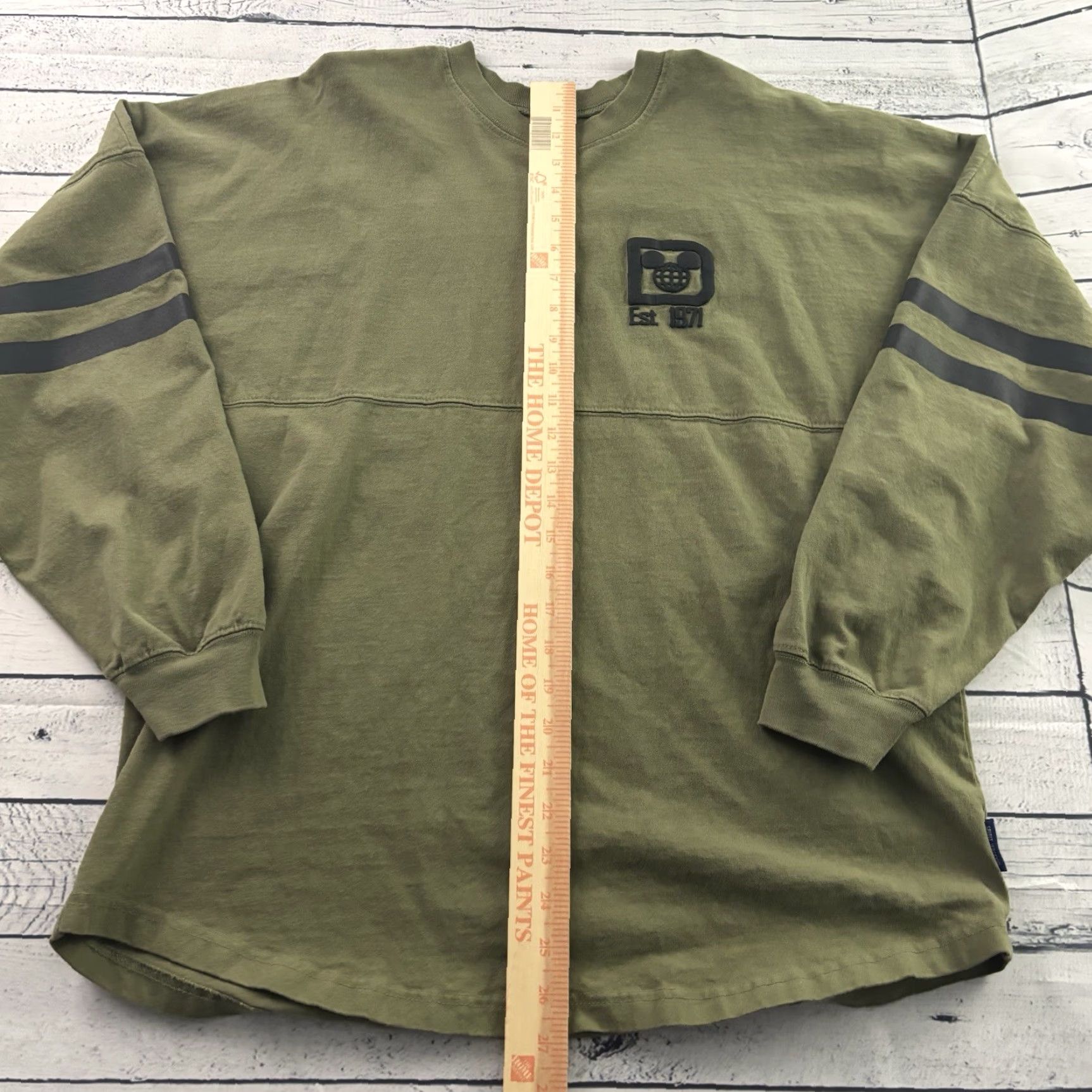 Disney VINTAGE Walt Disney World Spirit Jersey Long Sleeve Button Front Shirt Unis Medium Green Size US M / EU 48-50 / 2 - 4 Thumbnail