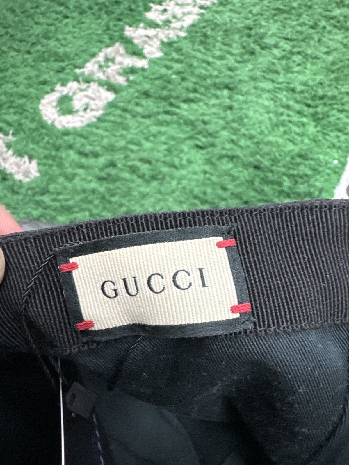Gucci Gucci black monogram trucker Size ONE SIZE - 4 Thumbnail