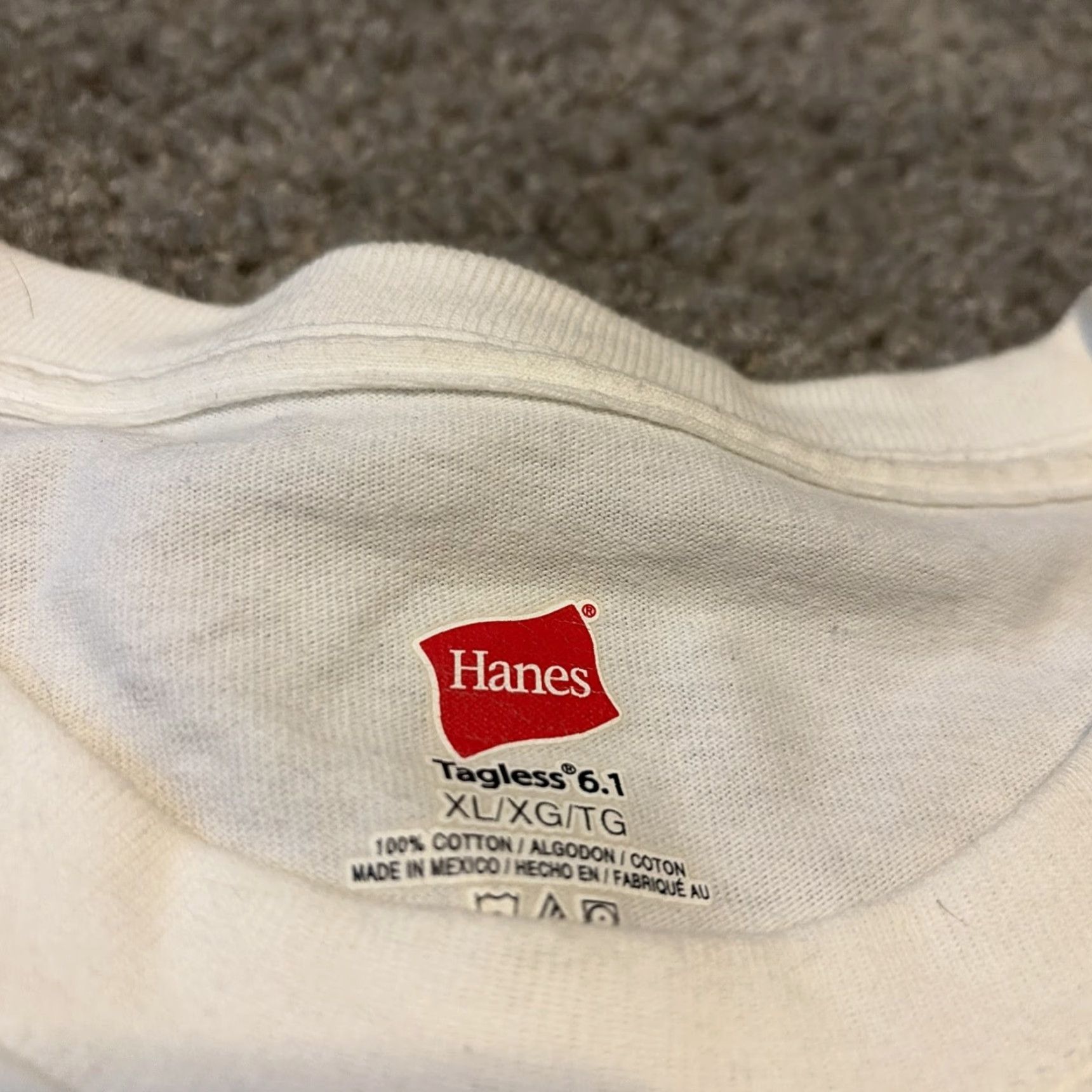 Hanes VINTAGE Obama Yes We Did Hanes T-Shirt XL White Mens XL Size US XL / EU 56 / 4 - 4 Thumbnail