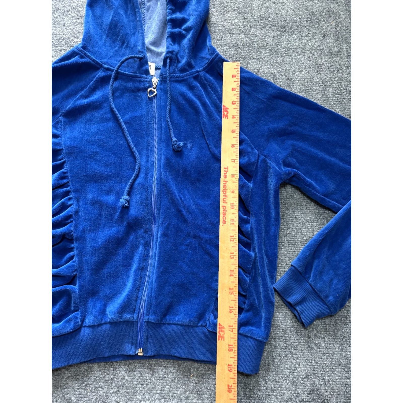 Vintage **MKM Designs Vibrant Blue Full Zip Women's Medium Hoodie Rare RN 93201** User: MKM Designs Full Zip Vibrant Blue Women's Medium Hoodie Rare RN 93201 Size M / US 6-8 / IT 42-44 - 2 Thumbnail