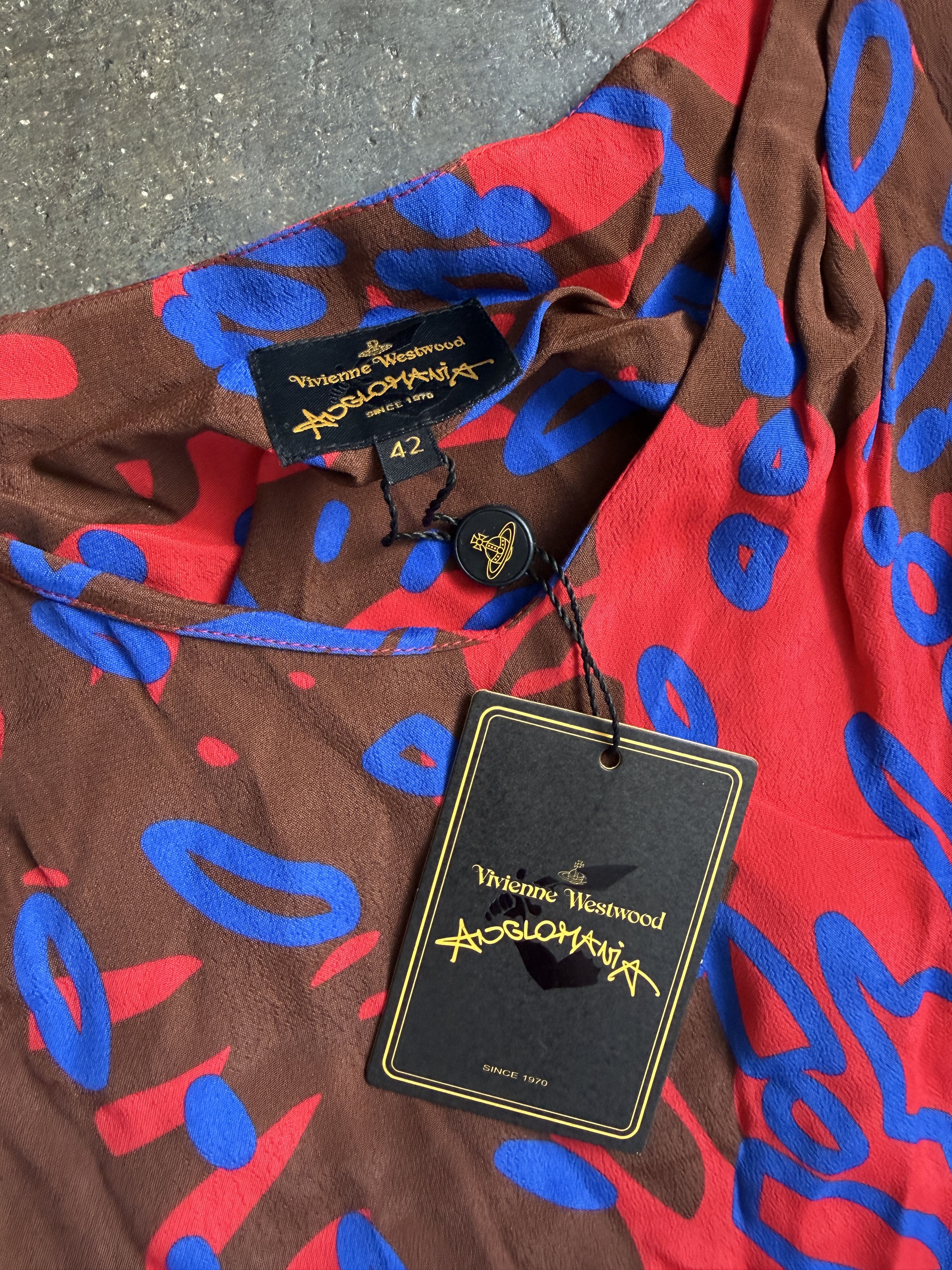 Vivienne Westwood NWT 2014 Anglomania 100% Viscose Crazy Belt w/ Belt Size M / US 6-8 / IT 42-44 - 3 Thumbnail