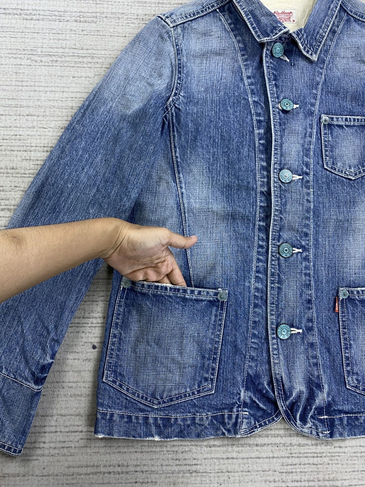 Levi's Vintage Levi’s Redloop Chore Denim Jacket Size US S / EU 44-46 / 1 - 7 Thumbnail