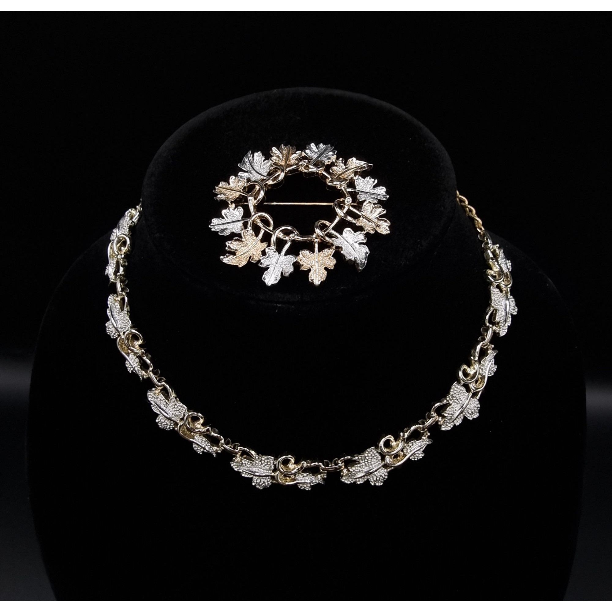 Vintage Vintage Sarah Coventry Gold & Silver Tone Necklace & Brooch Size ONE SIZE - 2 Thumbnail