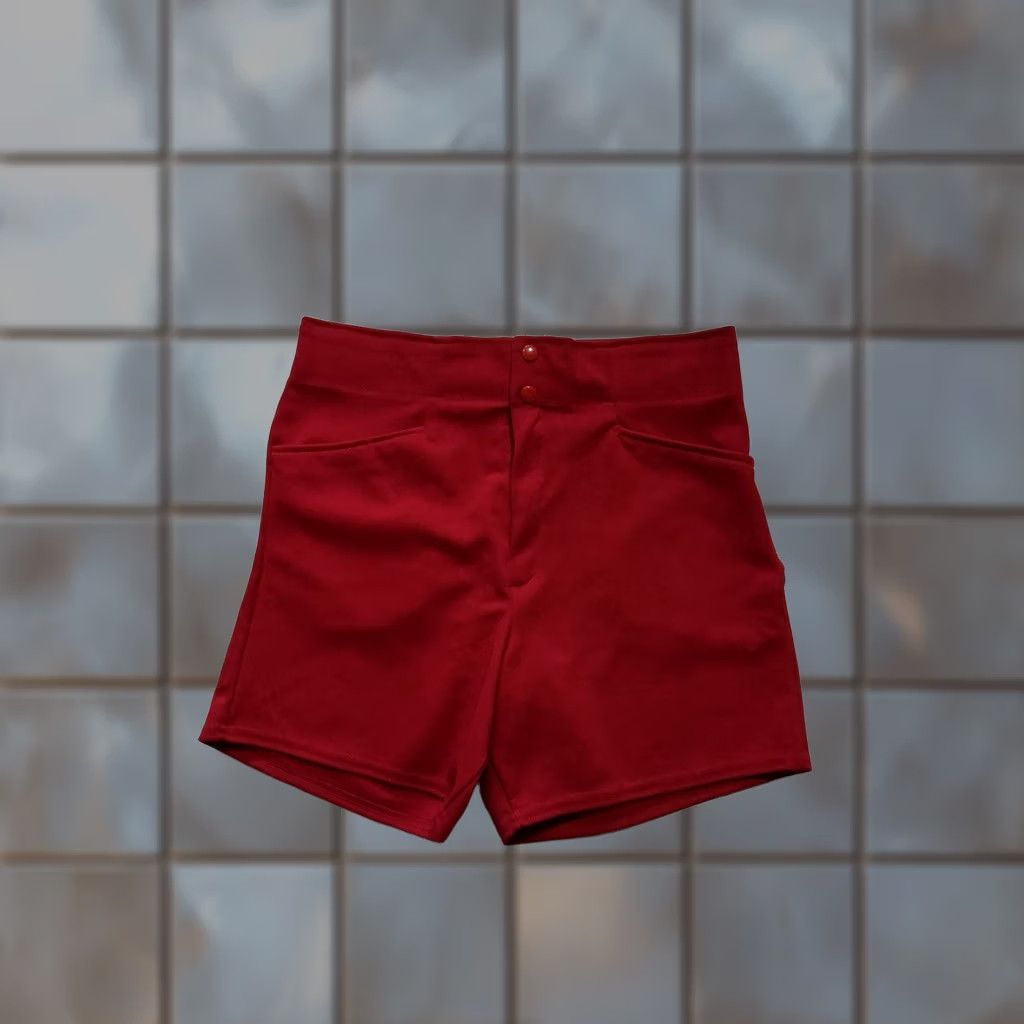 Vintage VINTAGE Majestic Athletic Made In USA Red Baseball 6” Inseam Shorts M Mens Baseball USA Size US 31 - 1 Thumbnail