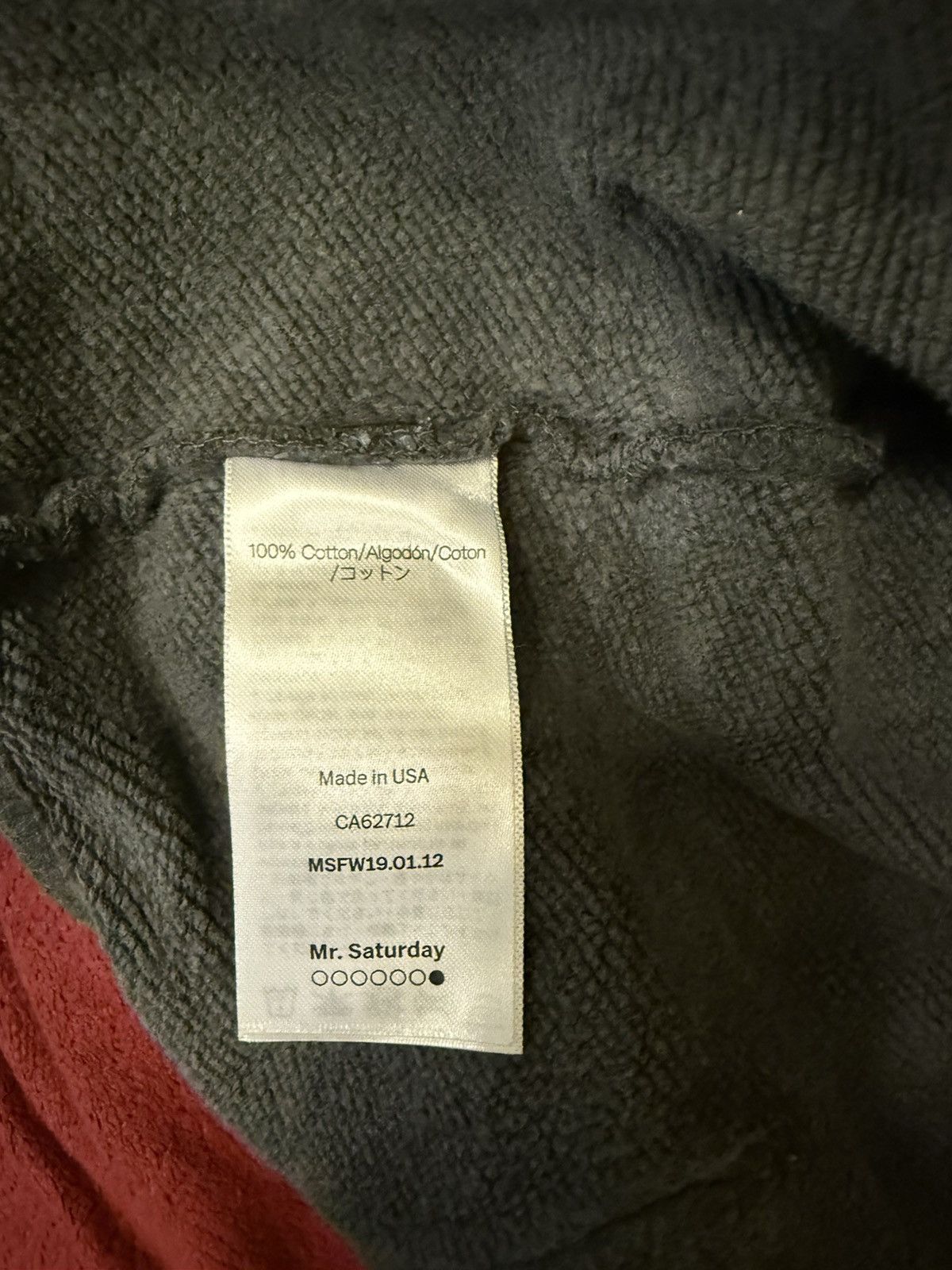 Mr. Saturday New Mr. Saturday FW20 Men's No Future Hoodie / Vintage Black Size US L / EU 52-54 / 3 - 9 Thumbnail