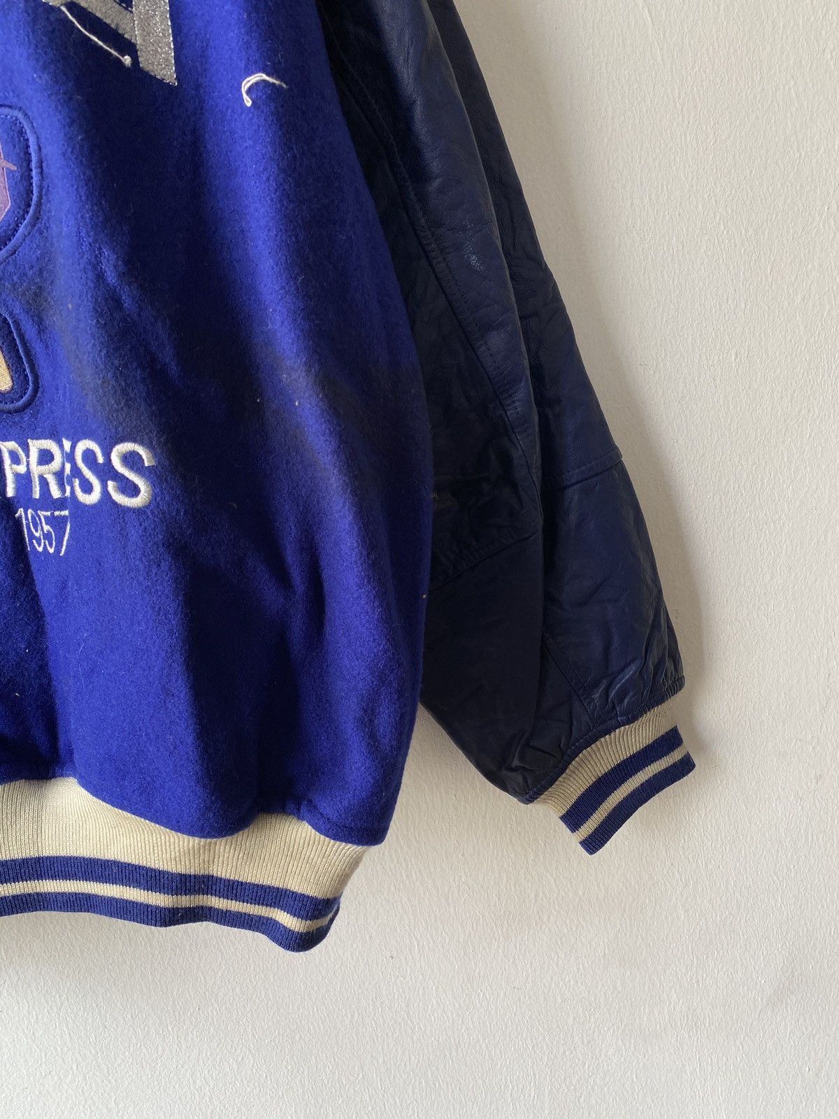 Japanese Brand Vintage 90’s Sagawa Super Express Varsity Jacket Size US L / EU 52-54 / 3 - 14 Thumbnail