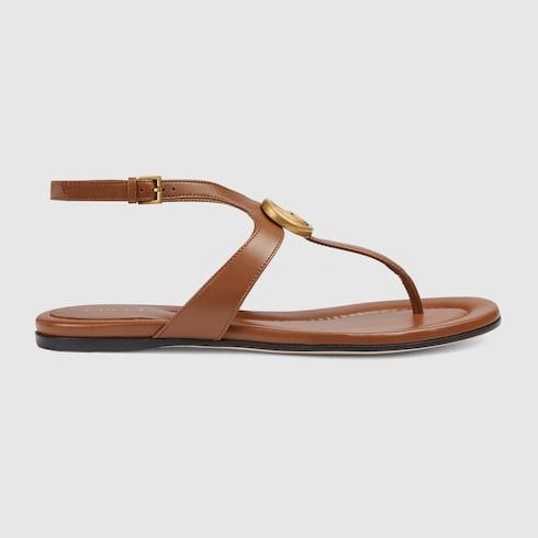 Gucci Doube G Thong Sandals SIZE 36.5