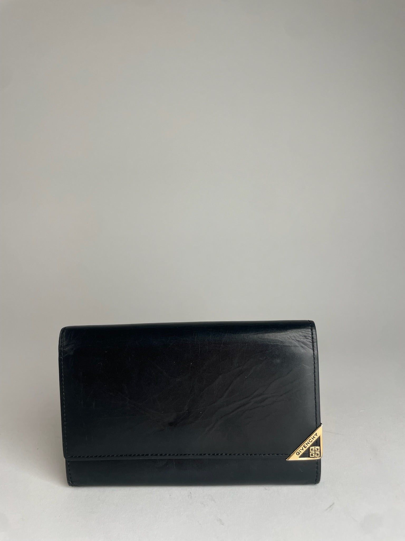 Givenchy Vintage Leather Wallet Black Size ONE SIZE - 1 Thumbnail