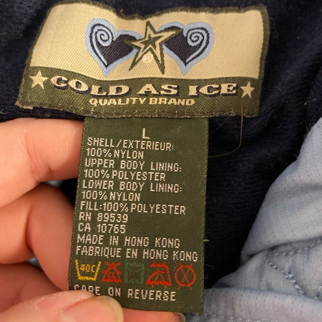 Other Cold As Ice Two-Tone Blue Beige Ski Snowboard Jacket Size L Size L / US 10 / IT 46 - 3 Thumbnail