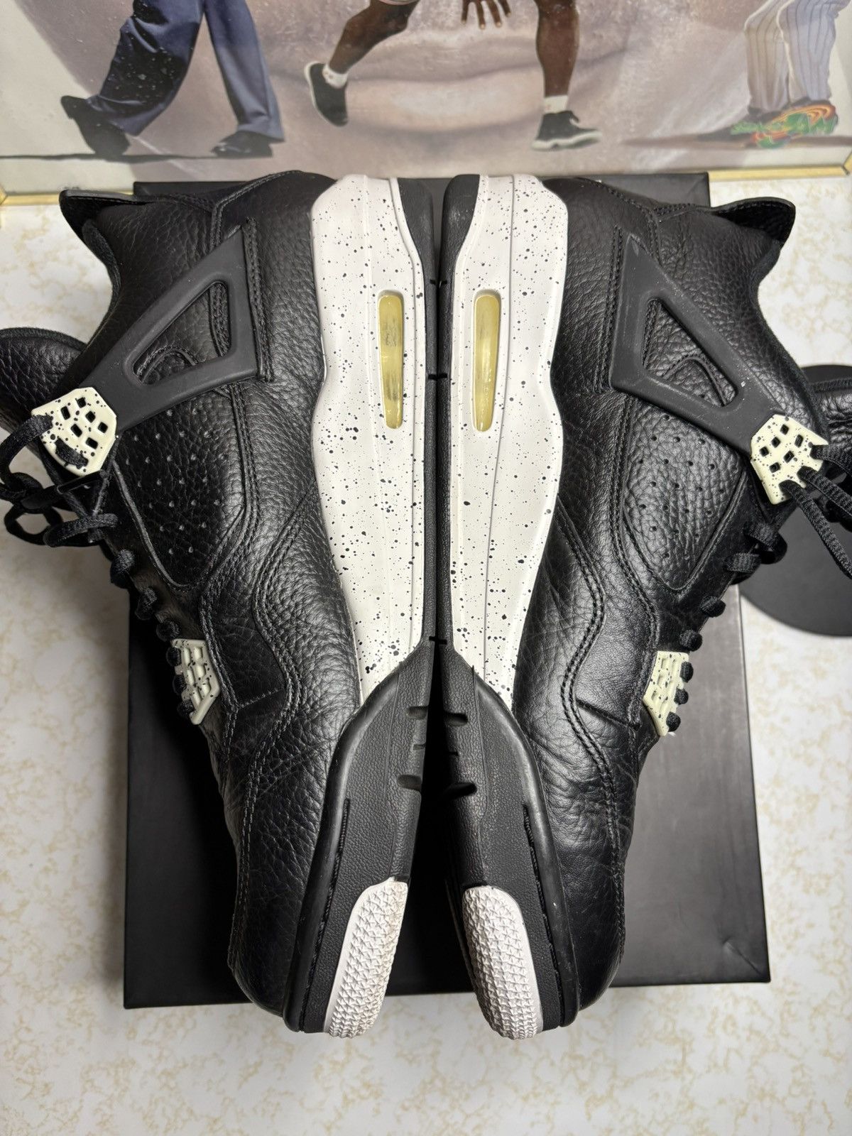 Jordan Brand Air Jordan 4 Retro LS 2015 Oreo 2015 Size US 11 / EU 44 - 3 Thumbnail
