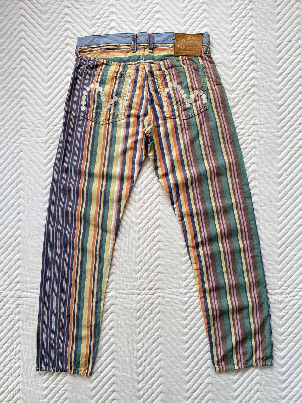 Evisu Evisu Genes Bohemian Stripe Denim Size US 34 / EU 50 - 2 Thumbnail