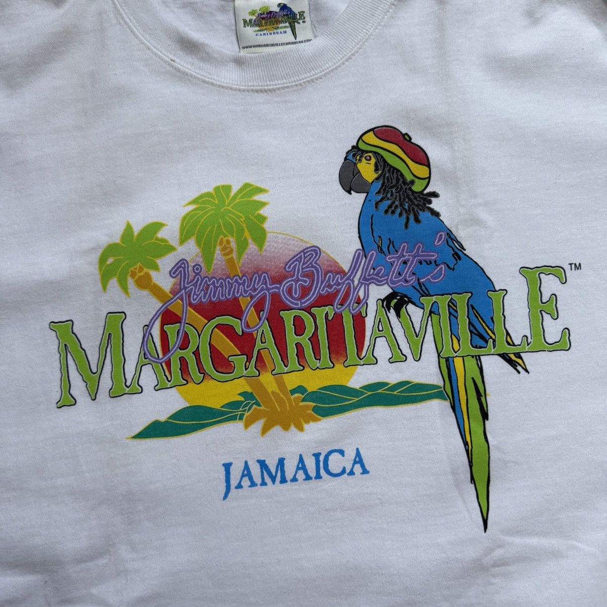 Vintage Vintage Y2K Jimmy Buffett’s Margaritaville T-Shirt Size US XL / EU 56 / 4 - 4 Thumbnail