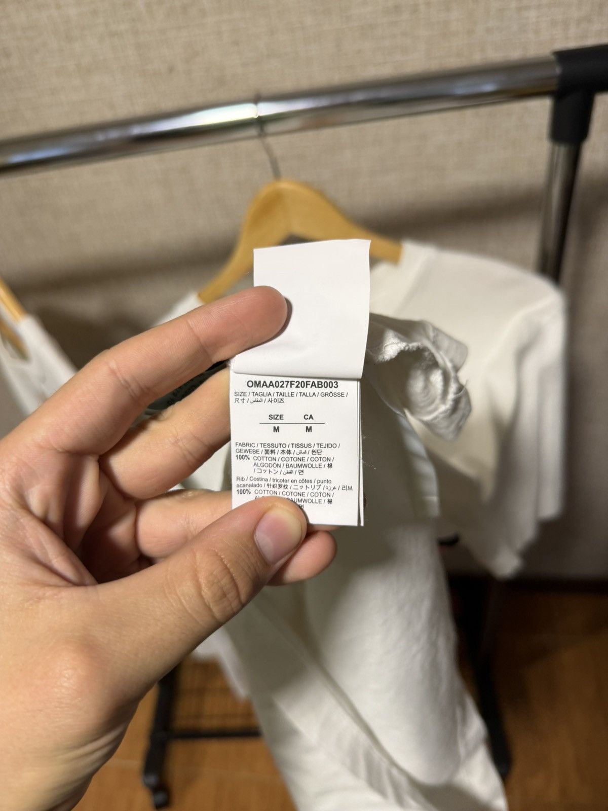 Off-White OFF-WHITE PASCAL PAINTED ARROWS WHITE T-SHIRT Size US M / EU 48-50 / 2 - 7 Thumbnail
