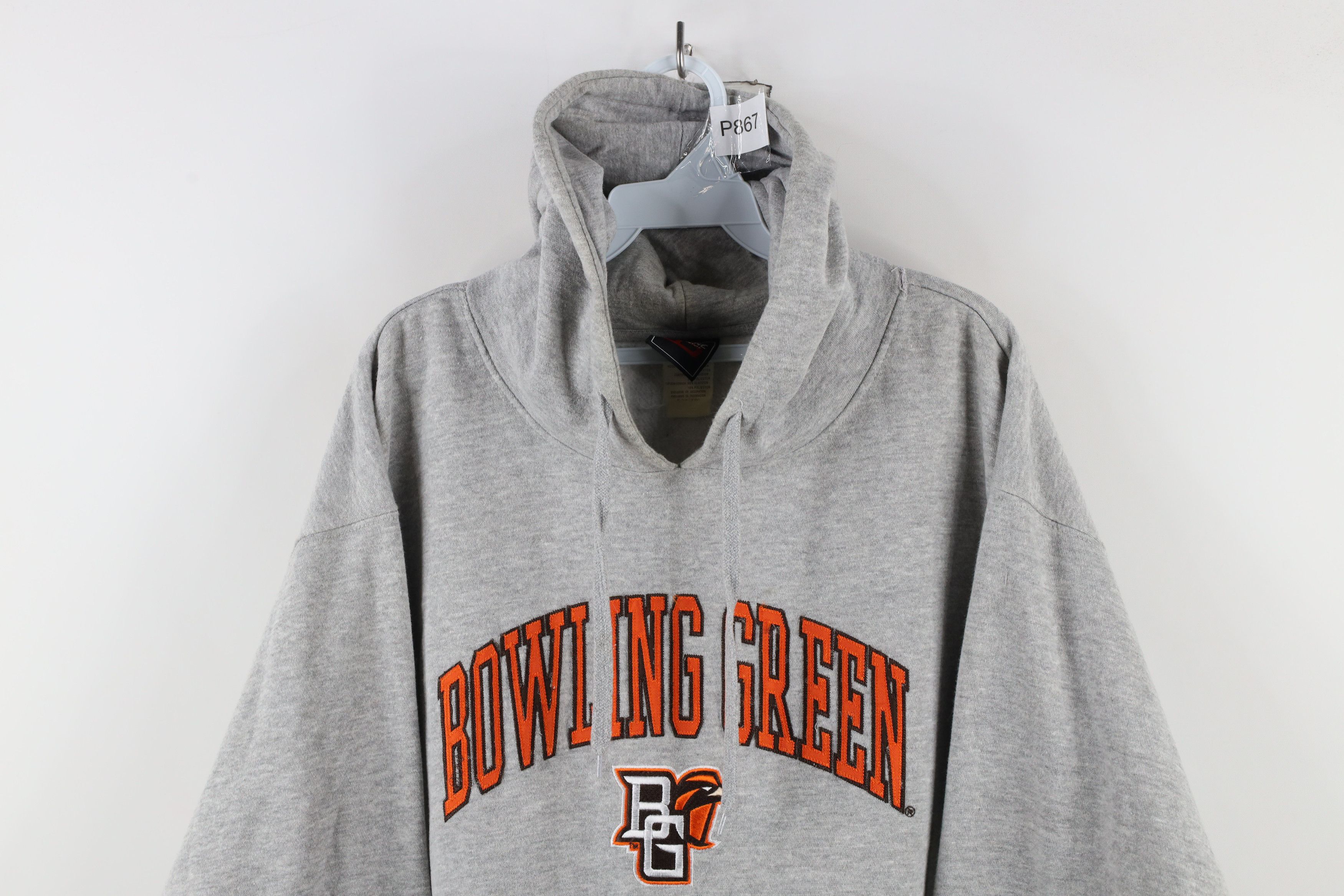 Vintage Vintage 90s Bowling Green State University Hoodie Sweatshirt Size US XL / EU 56 / 4 - 2 Thumbnail