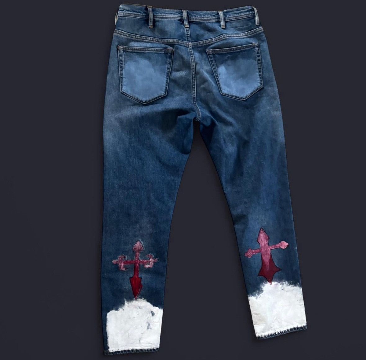 Acne Studios Acne studios jeans with cross design Size US 34 / EU 50 - 2 Thumbnail