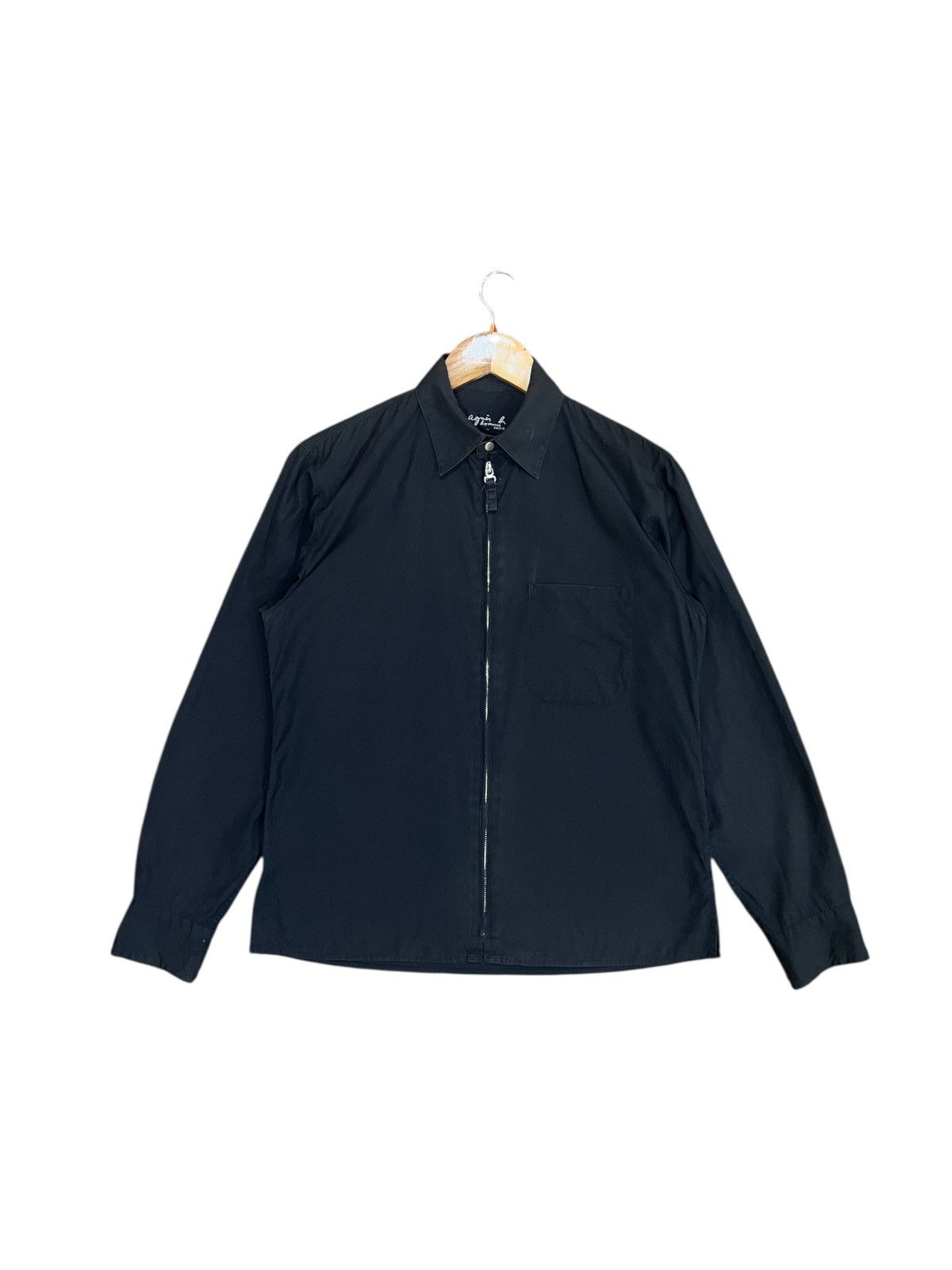 Japanese Brand × Vintage × agnes b. Agnes B Zipper Shirt Size US M / EU 48-50 / 2 - 3 Thumbnail