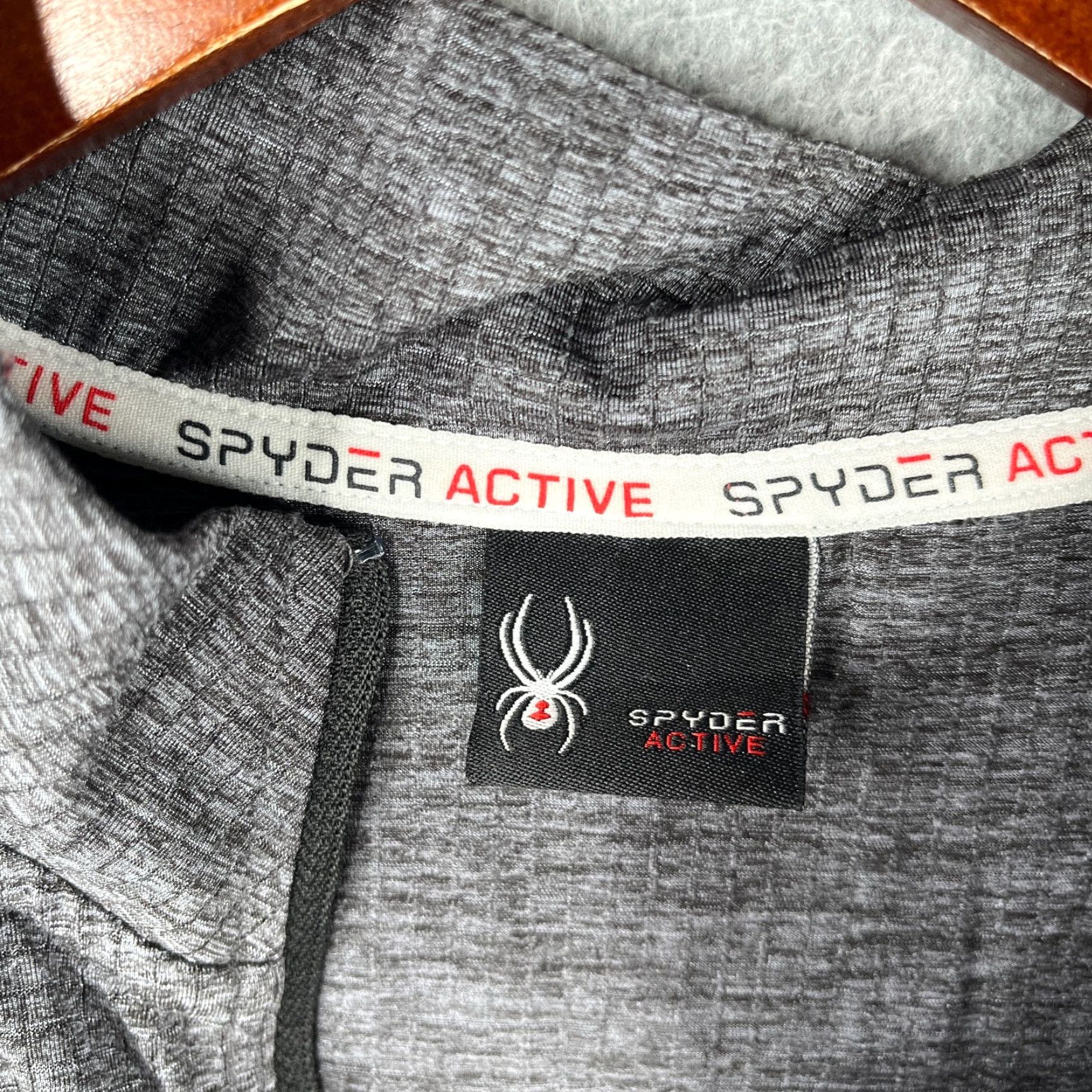 Spyder Spyder Active Long Sleeve Gym 1/2 Zip Large Gray Heather Polyester Stretch Men's Size US L / EU 52-54 / 3 - 5 Thumbnail