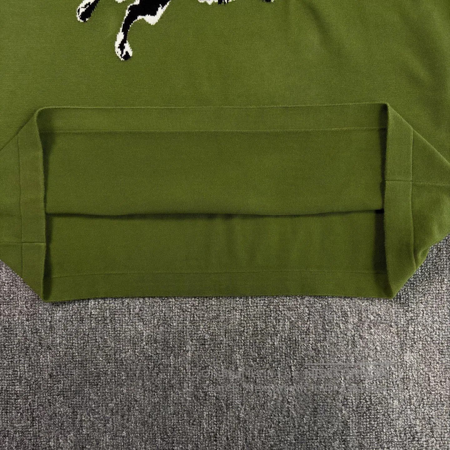 Louis Vuitton LV Dog Pattern Green Knit Short-Sleeve. Size S / US 4 / IT 40 - 7 Thumbnail