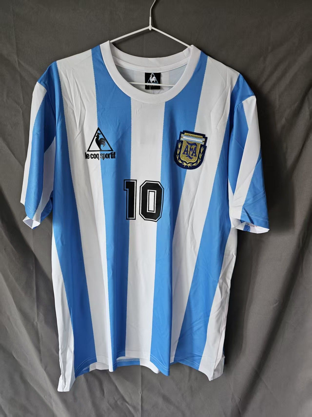 Other 1986 Argentina #10 Maradona Jersey Home Size US XL / EU 56 / 4 - 1 Thumbnail