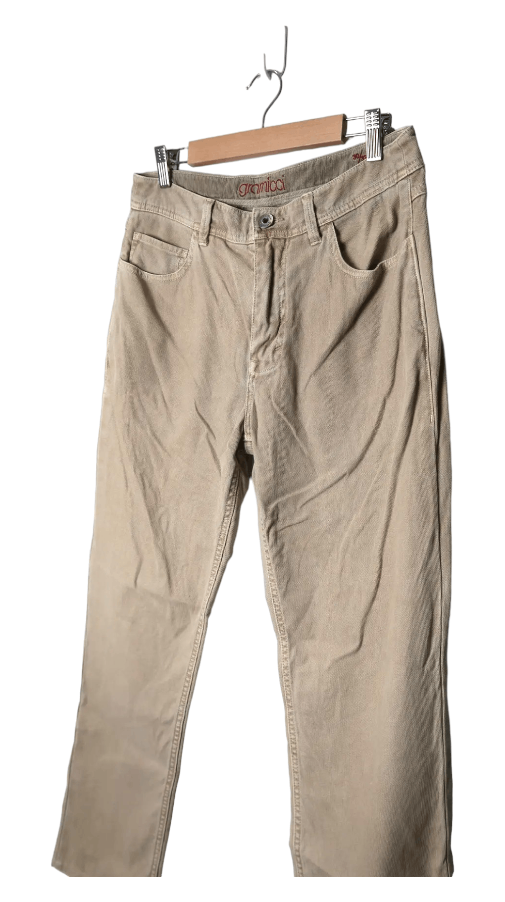 Gramicci Vintage Gramicci Faded Brown Denim Pants Size US 30 / EU 46 - 2 Thumbnail