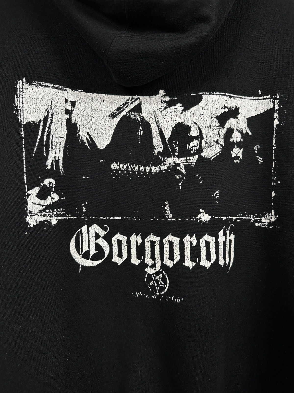 Band Tees Vintage Gorgoroth Antichrist Very Rare Black Metal Hoodie Size US XL / EU 56 / 4 - 18 Thumbnail