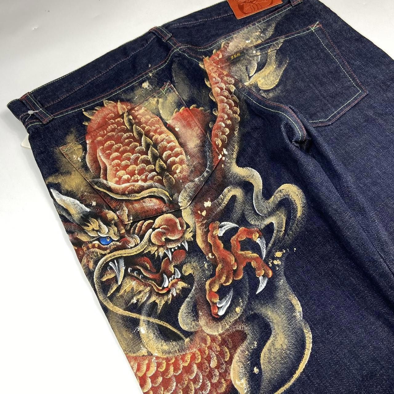 Designer BAPE Men's Navy Jeans Size US 36 / EU 52 - 4 Thumbnail