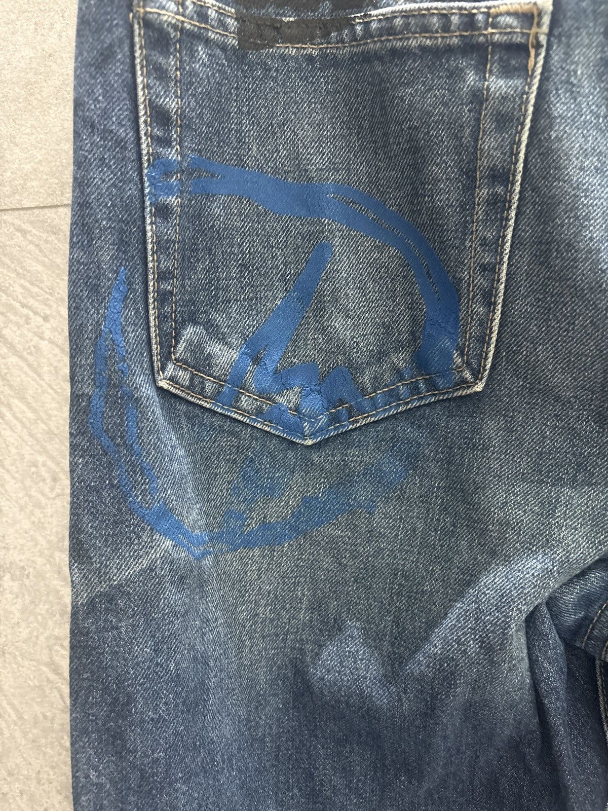 Fragment Design × Kaws × Travis Scott CACTUS JACK FOR FRAGMENT FROM OUR MINDS DENIM PANT 30 Size US 30 / EU 46 - 5 Thumbnail
