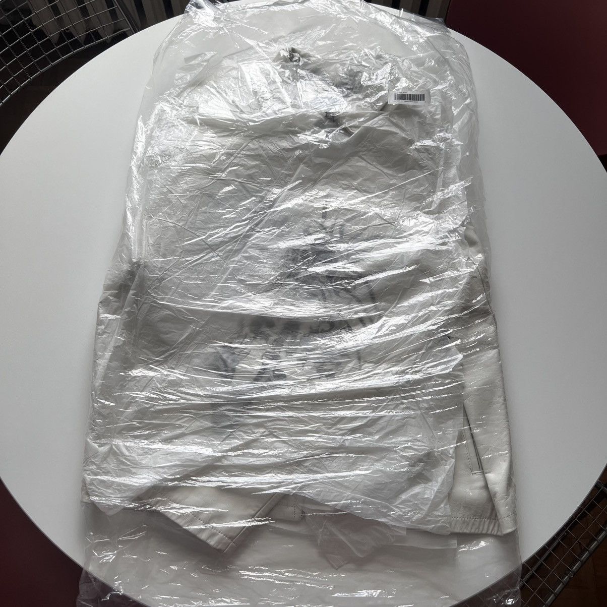 Supreme × Yohji Yamamoto Supreme Y’s by Yohji Yamamoto Leather Jacket White XL Bladee Size US XL / EU 56 / 4 - 4 Thumbnail