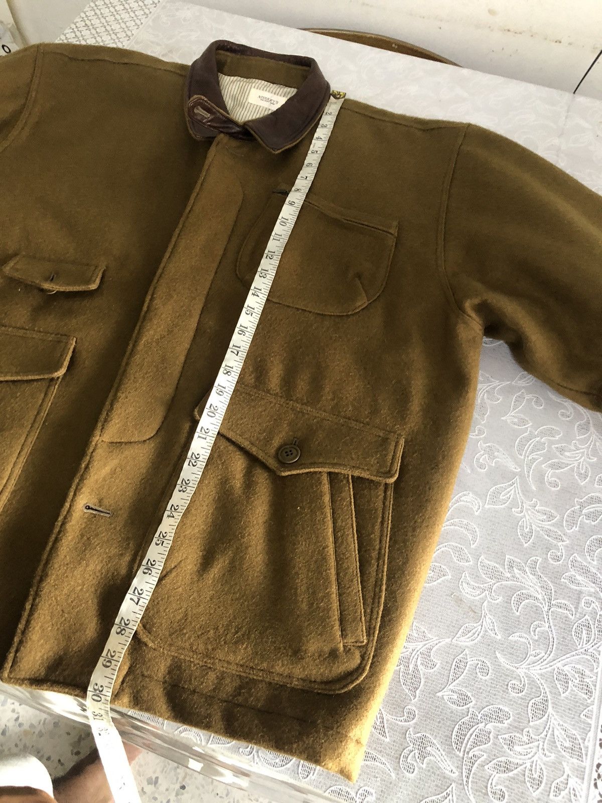 Vintage Rare🔥Vtg Nissley's Boston Club Mackinaw Cruiser Wool Jacket Size US XL / EU 56 / 4 - 23 Thumbnail
