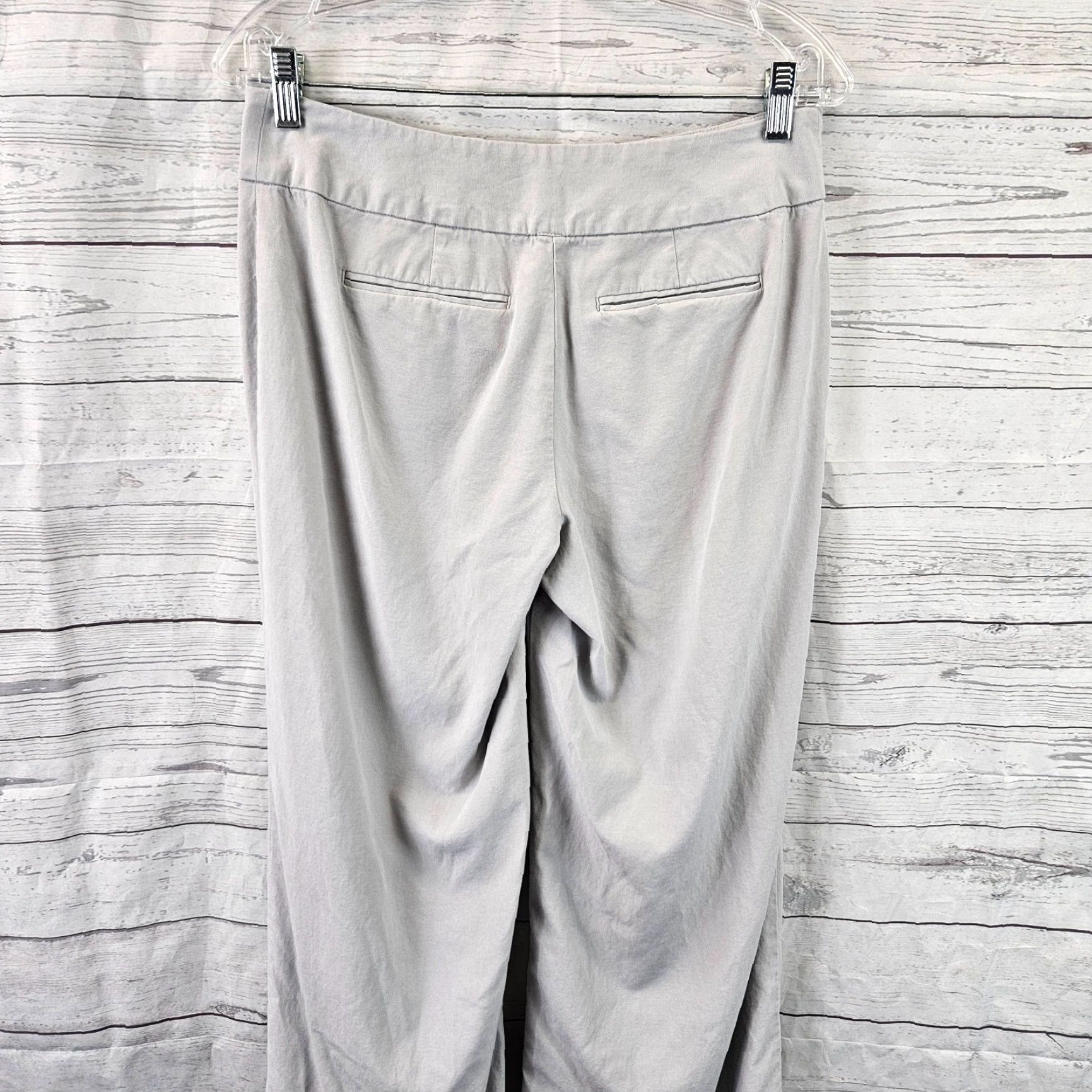 J. Jill J Jill Womens Pants Sz 6 Gray Mid Rise Tencel Blend Dress Pants Shirt? Size 28" / US 6 / IT 42 - 4 Thumbnail