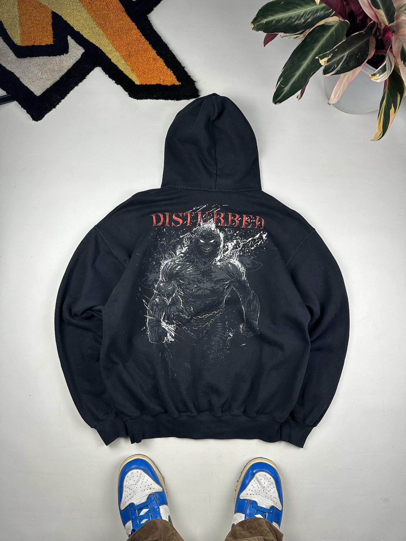Band Tees Vintage Disturbed Band Black Hoodie (System of a Down) Size US M / EU 48-50 / 2 - 9 Thumbnail