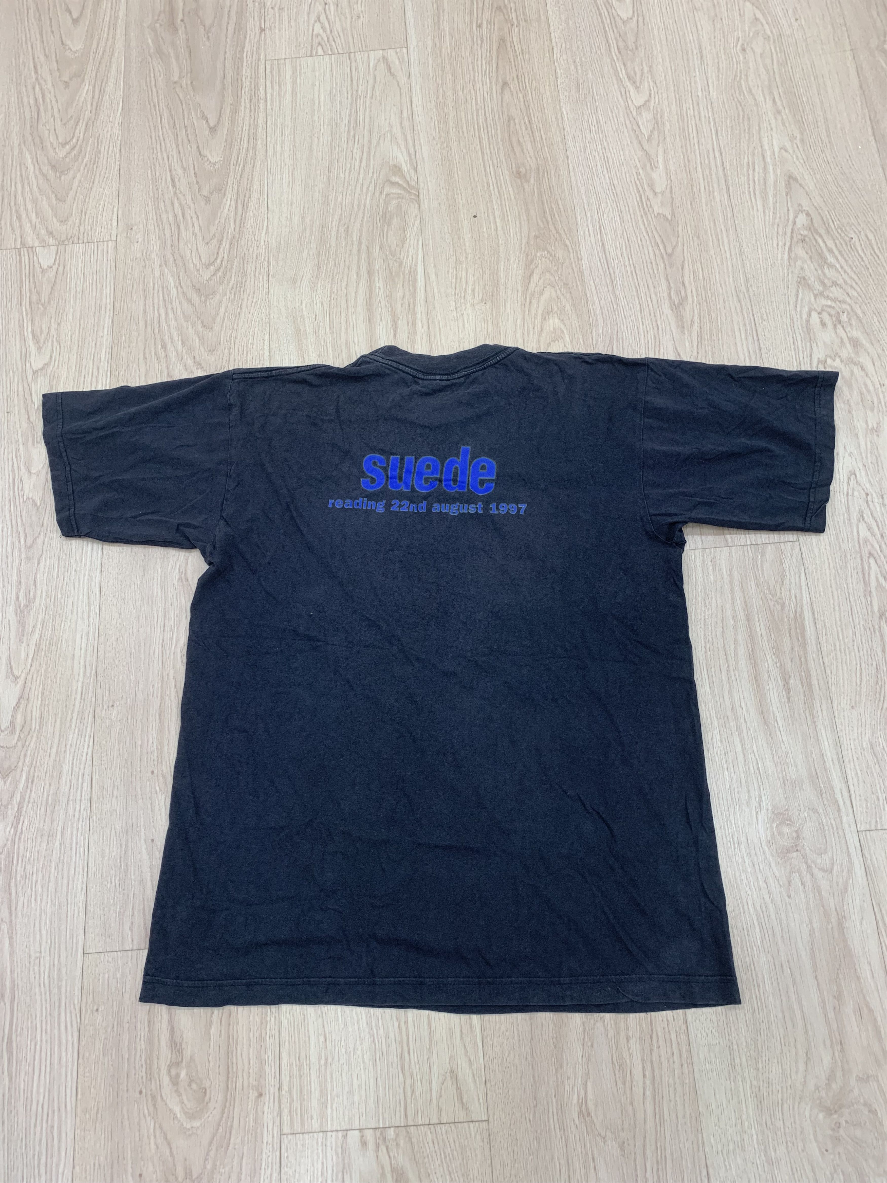 Band Tees VTG 90S BAND SUEDE TOUR SHIRT NIRVANA BLUR OASIS BRITPOP Size US L / EU 52-54 / 3 - 2 Thumbnail