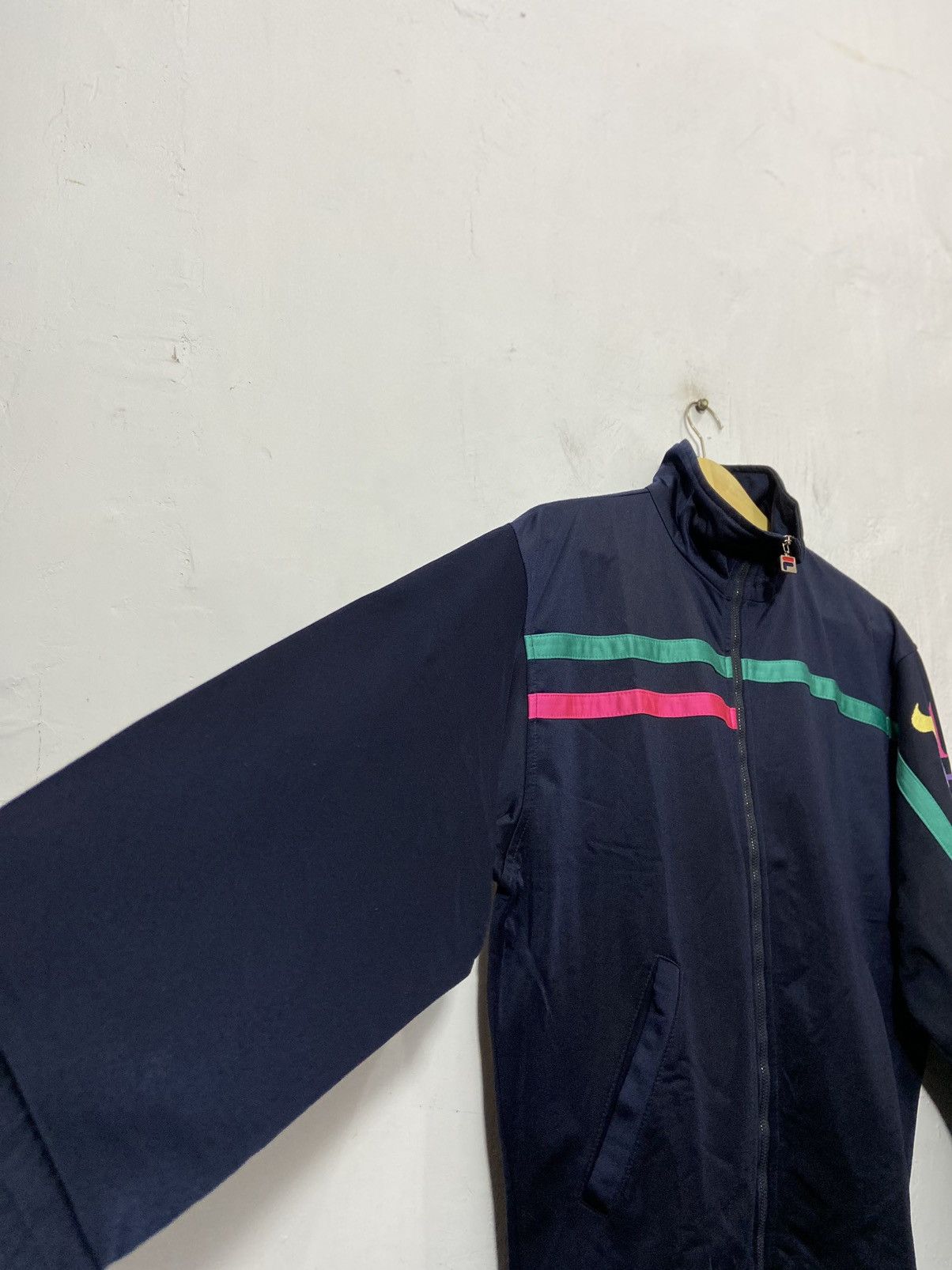 Fila Vintage Fila Spellout Embroidered Track Jacket Size US L / EU 52-54 / 3 - 11 Thumbnail