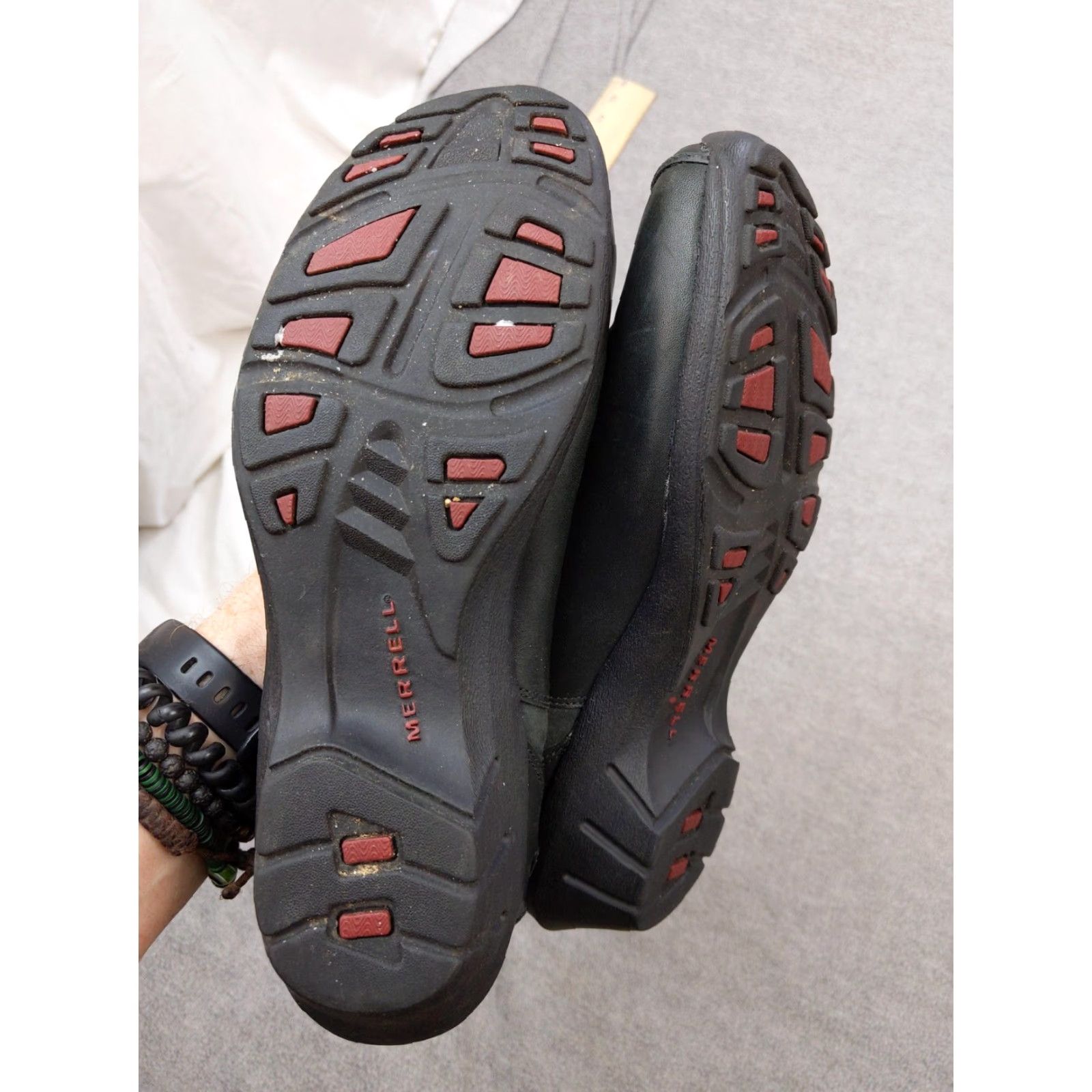 Merrell Merrell Donatella Waterproof Boots Womens 8 Black Leather Suede Winter Zip Mid-Calf Toe Round Waterproof Women Size US 8 / IT 38 - 5 Thumbnail