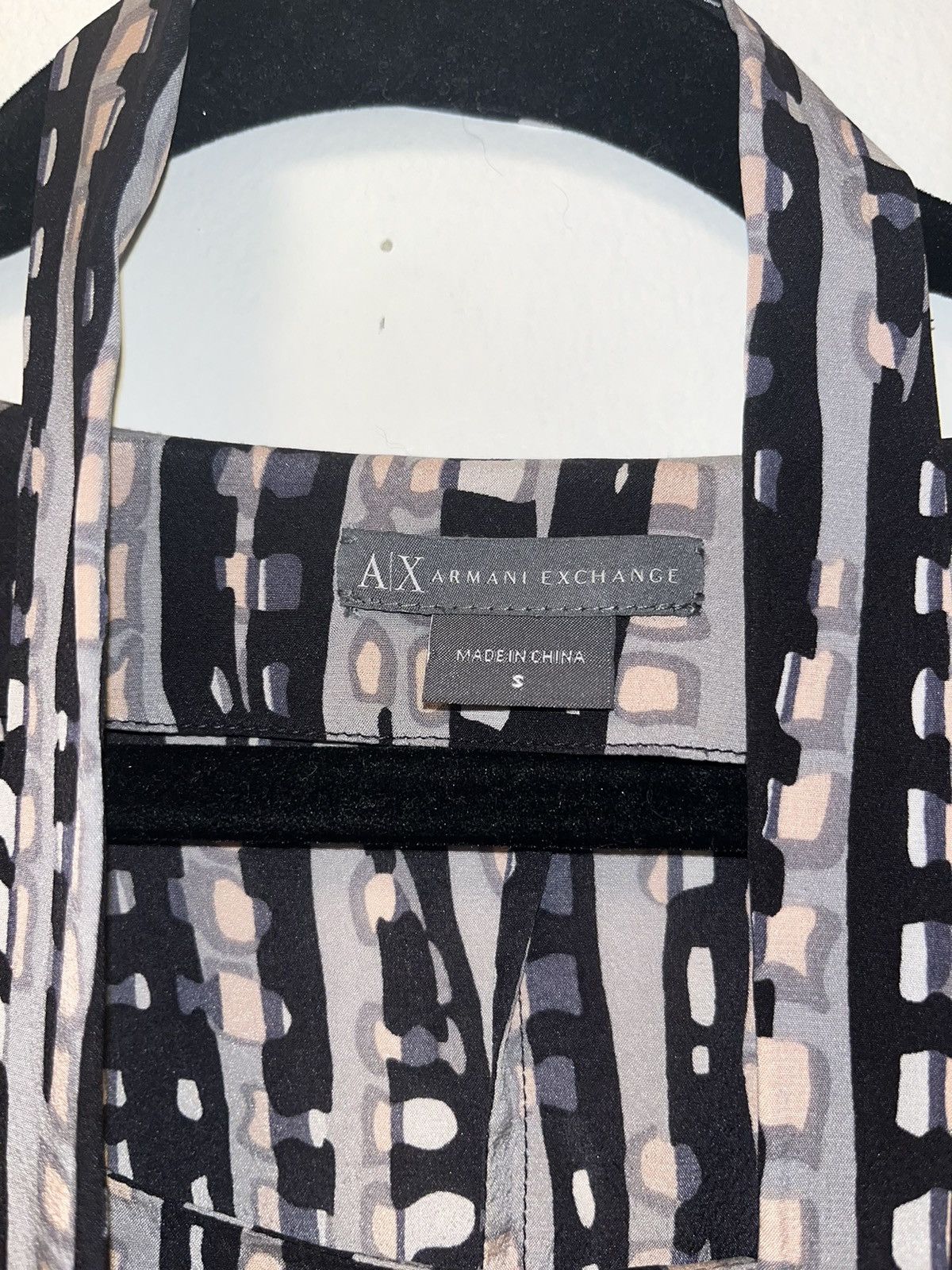 Armani Exchange Armani Exchange Pattern Tie Midi Dress Size S / US 4 / IT 40 - 2 Thumbnail