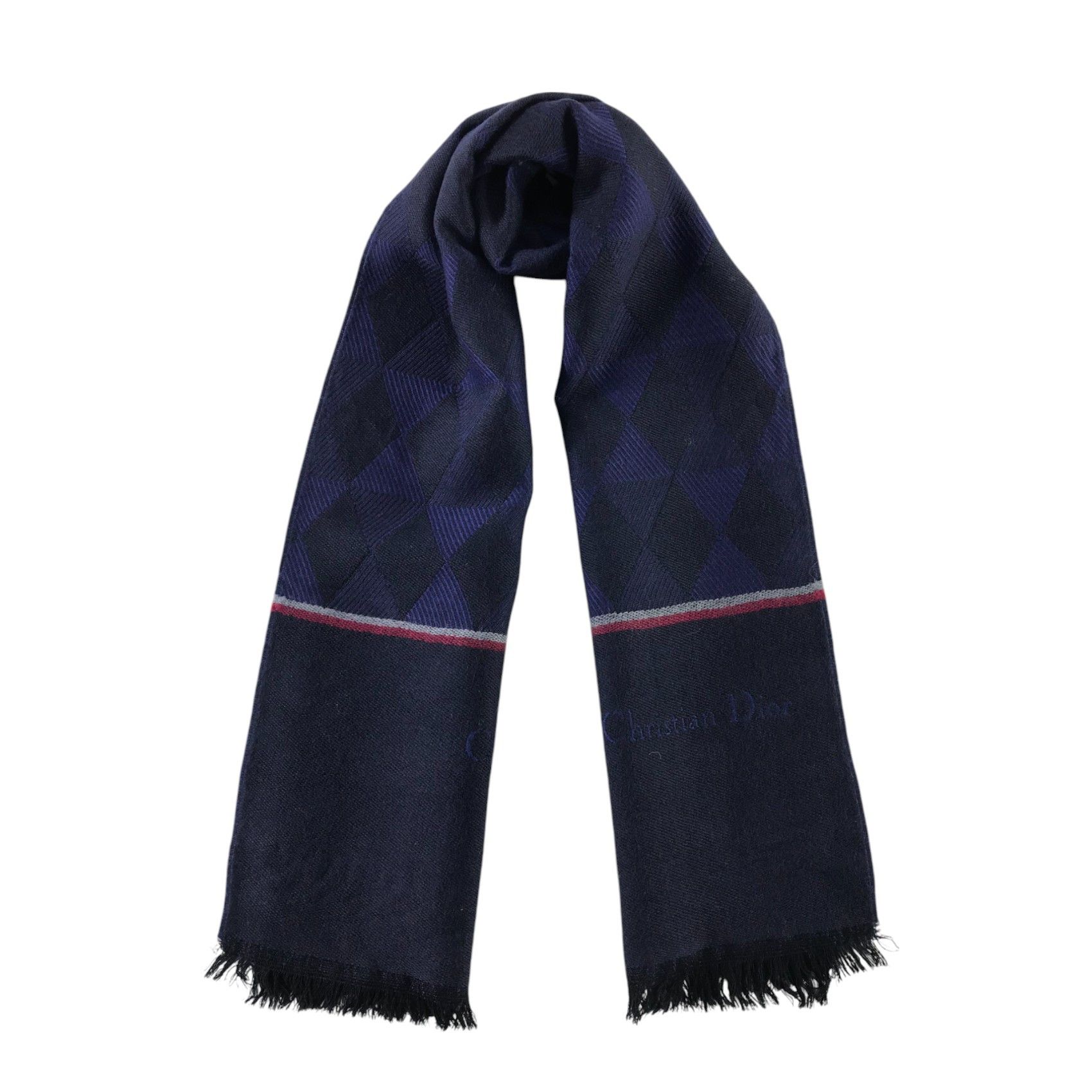 Vintage Christian Dior Monsieur Scarf / Muffler / Neckwear - WW2139 Size ONE SIZE - 1 Thumbnail