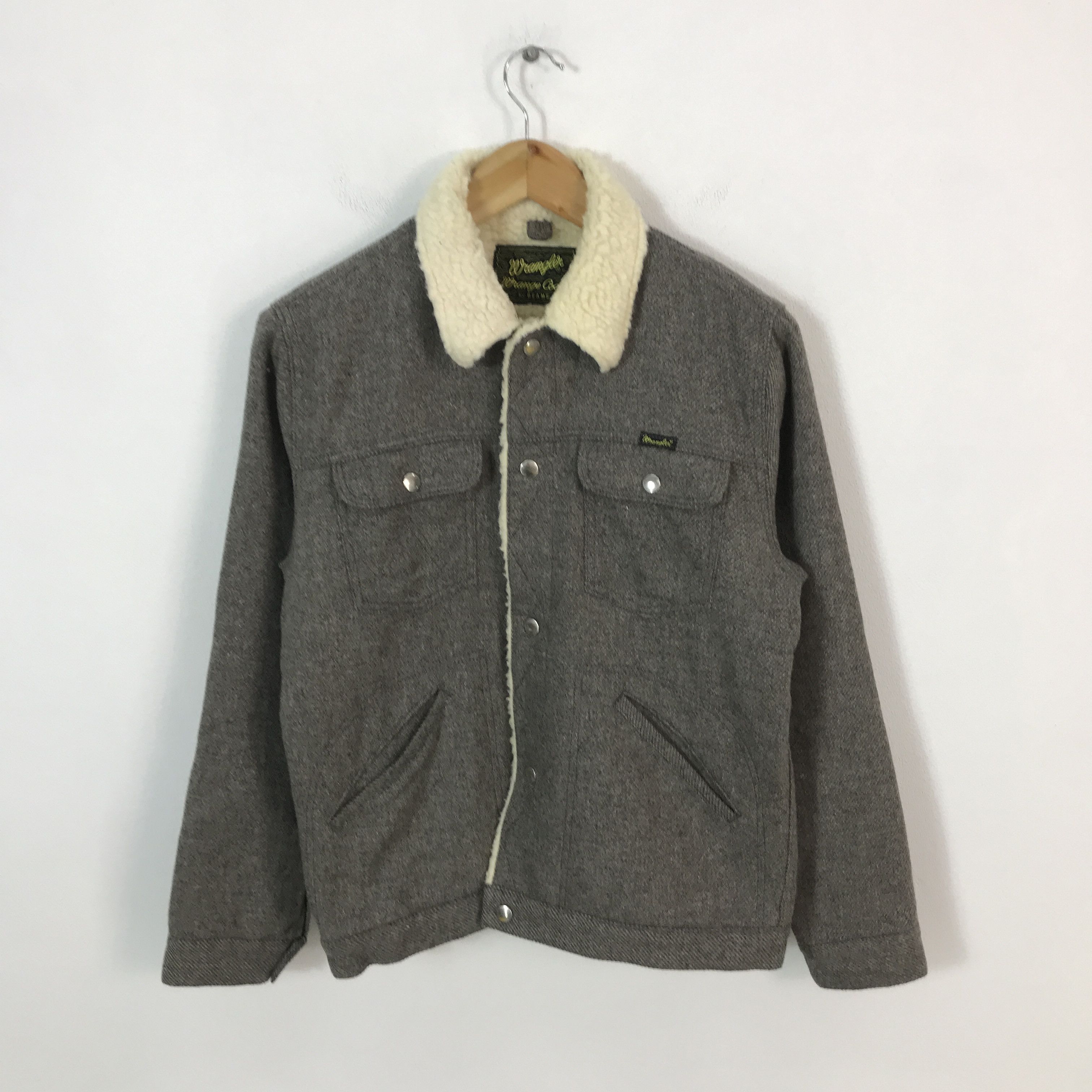 Wrangler wrange X Beams Wool Snap Button coat jacket Size US M / EU 48-50 / 2 - 1 Thumbnail