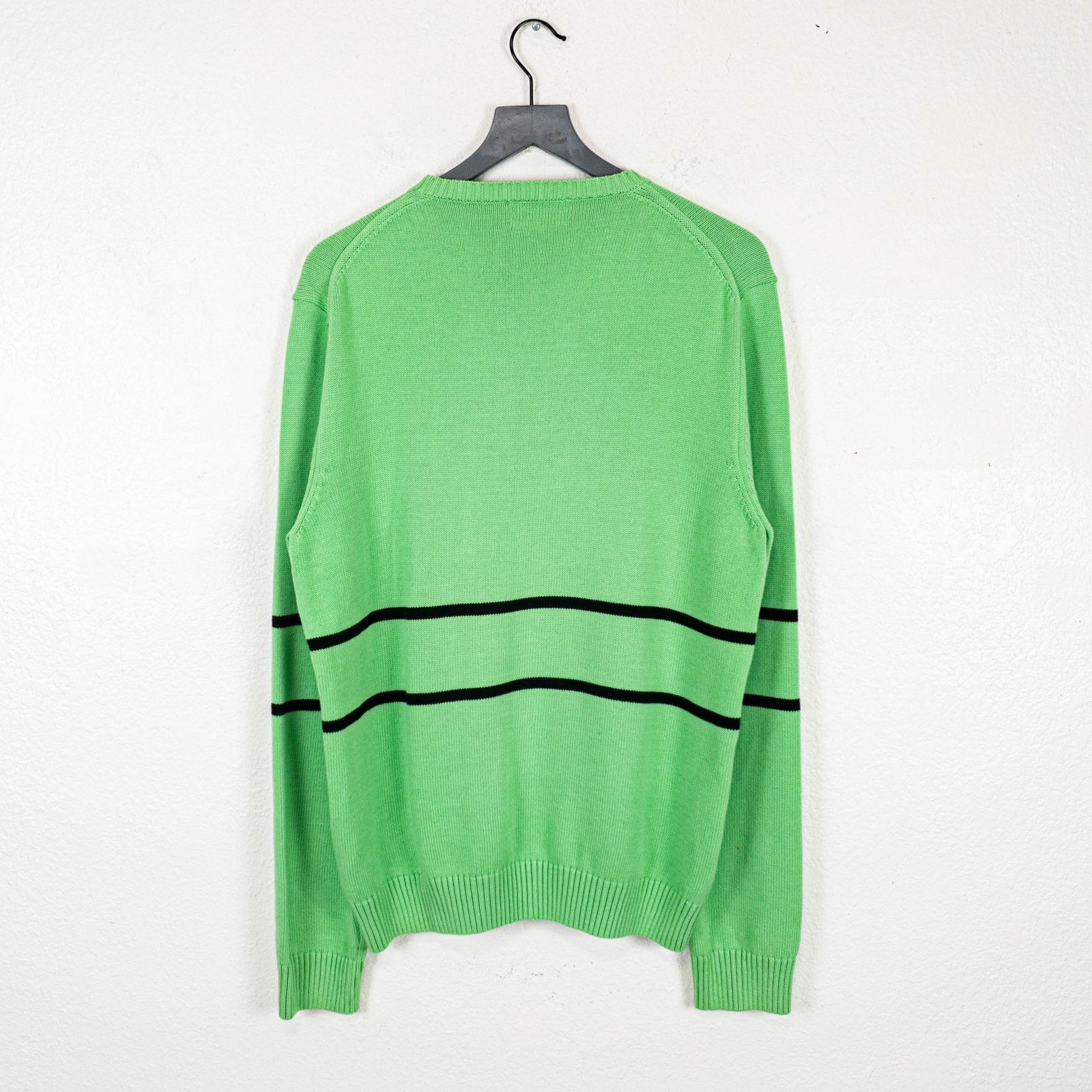Other GYLES & GEORGE Taurus Sweater Black Green cotton knit M Size US M / EU 48-50 / 2 - 6 Thumbnail