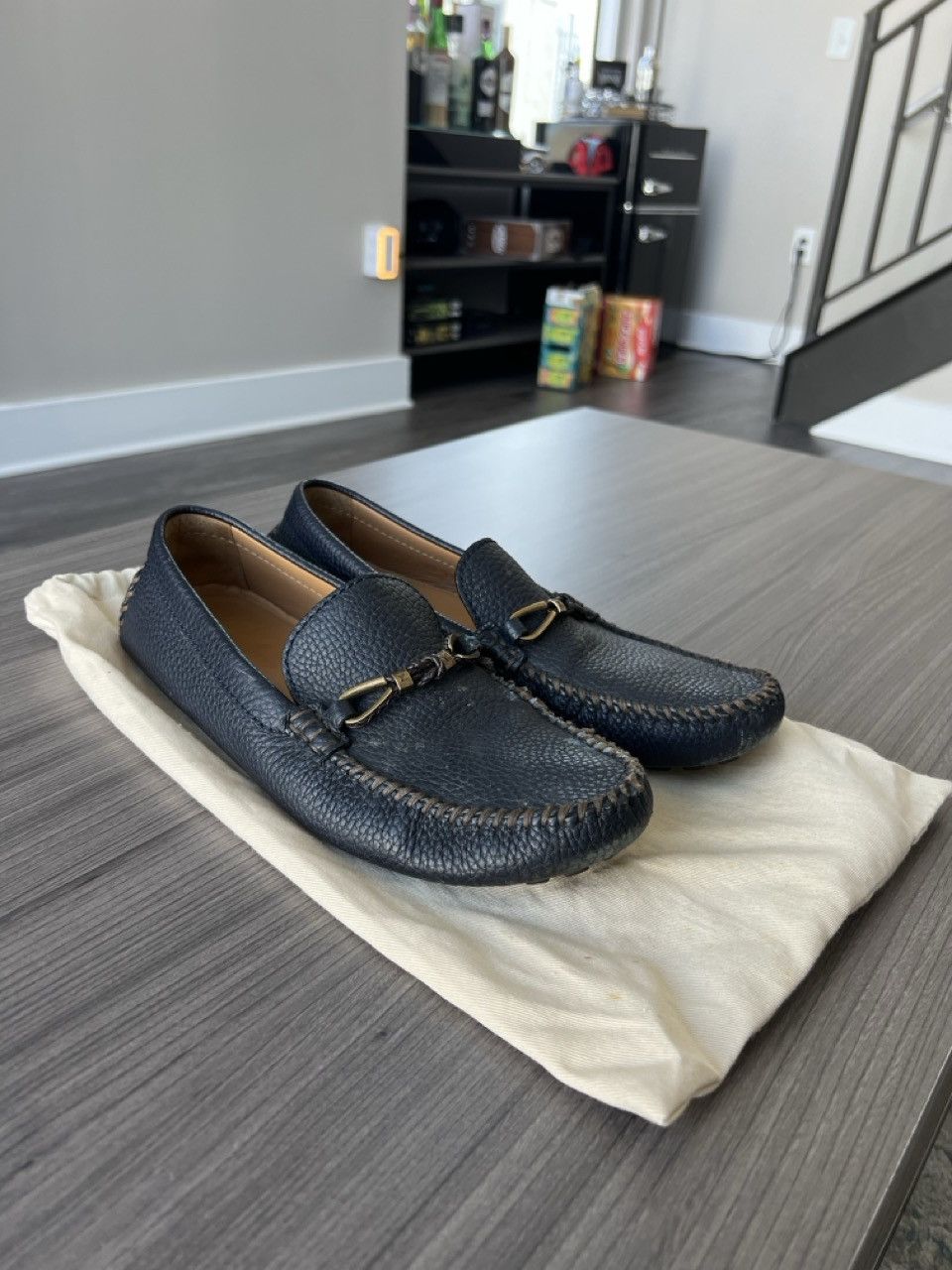 Louis Vuitton Louis Vuitton driving loafers - Navy Size US 8.5 / EU 41-42 - 2 Thumbnail