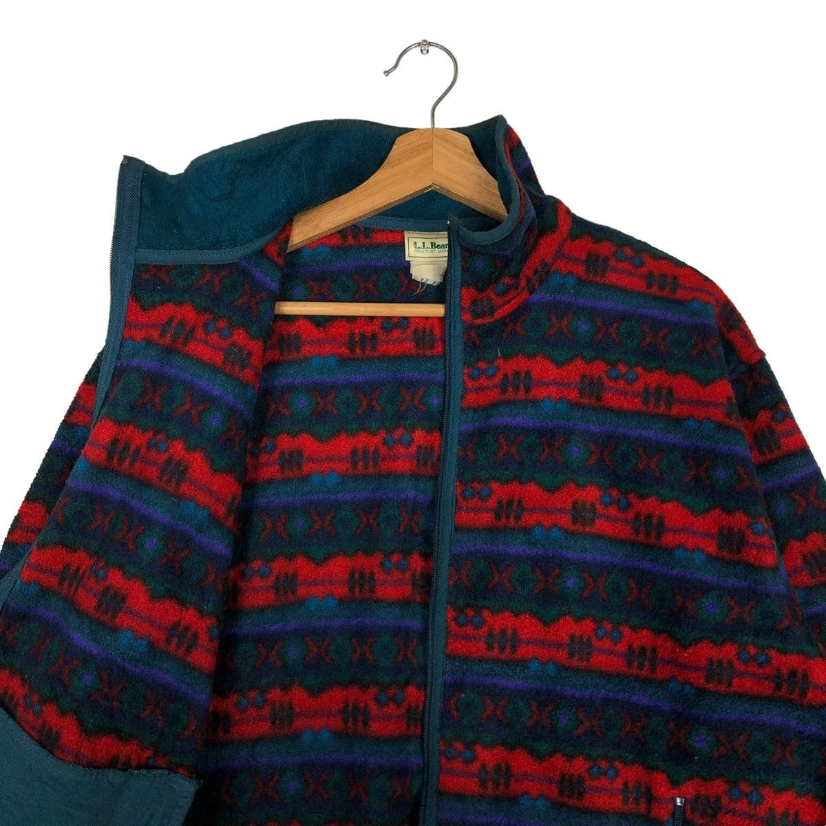 Japanese Brand 🔥VTG NATIVE NAVAJO BOMBER JACKET L.L.BEAN FREEPORT MAINE Size US M / EU 48-50 / 2 - 10 Thumbnail