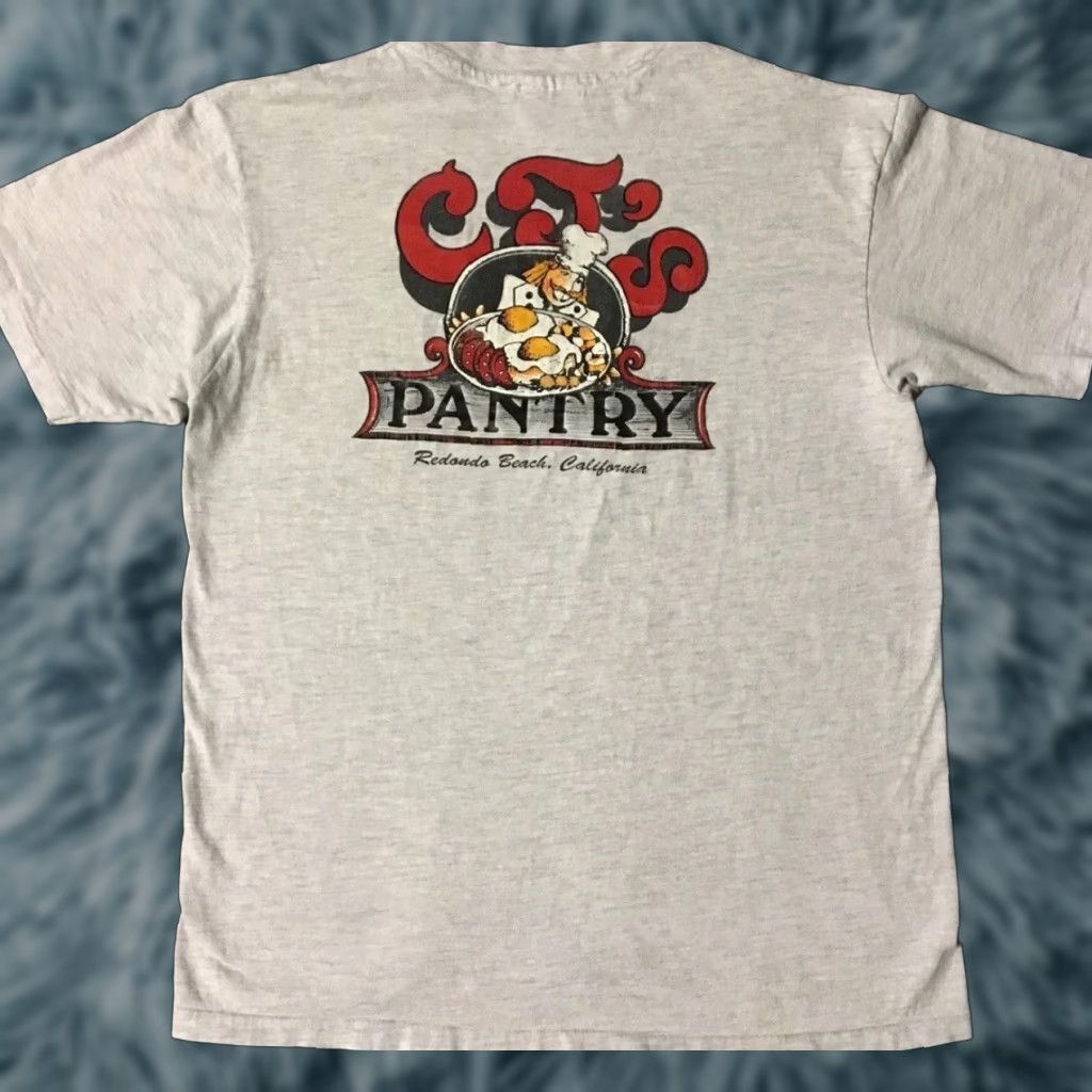 Vintage Vtg 90s CJs Pantry Restaurant Shirt S Redondo Beach Food Surf Grunge 80s Size US S / EU 44-46 / 1 - 1 Thumbnail
