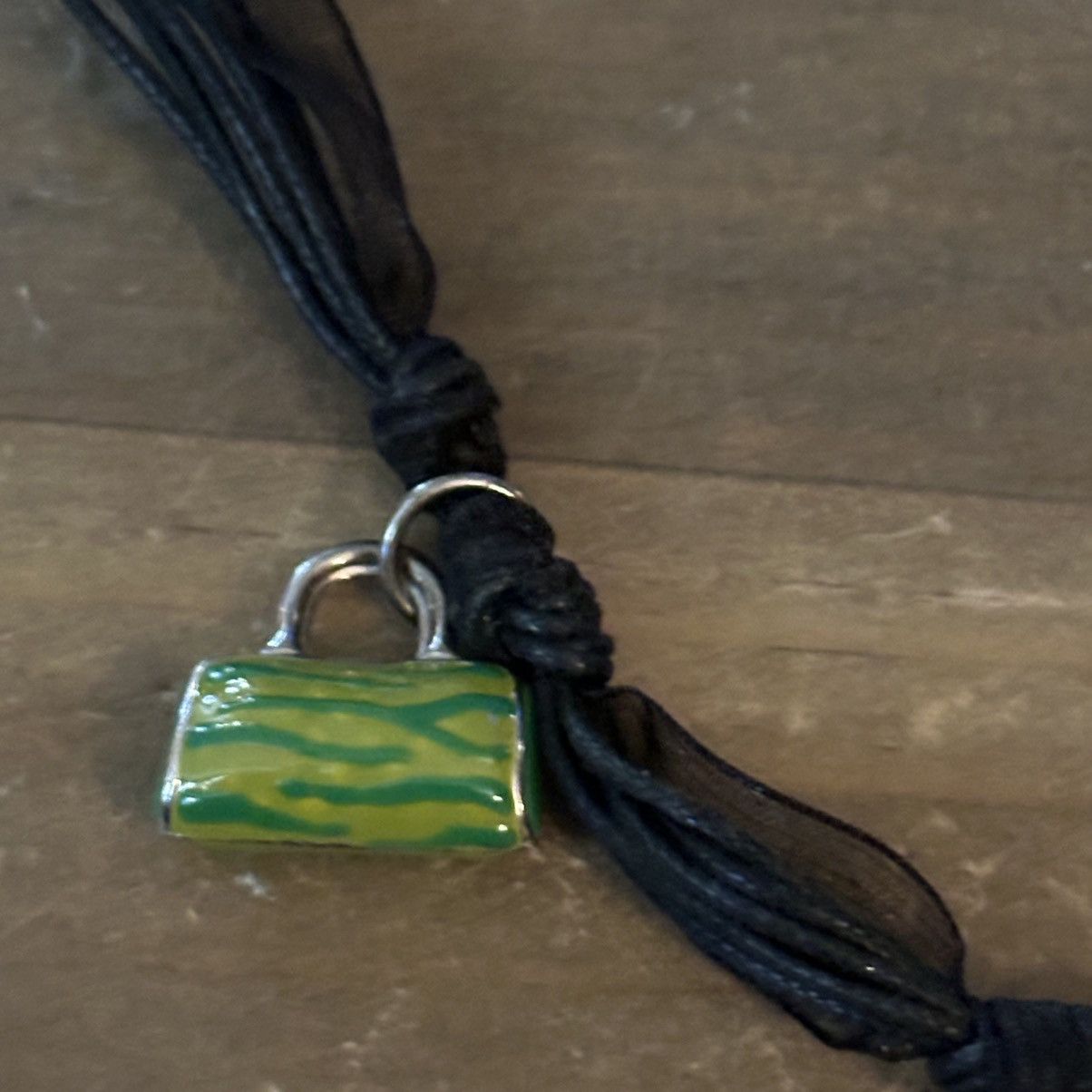 Other Handbag charm black ribbon necklace Size ONE SIZE - 5 Thumbnail